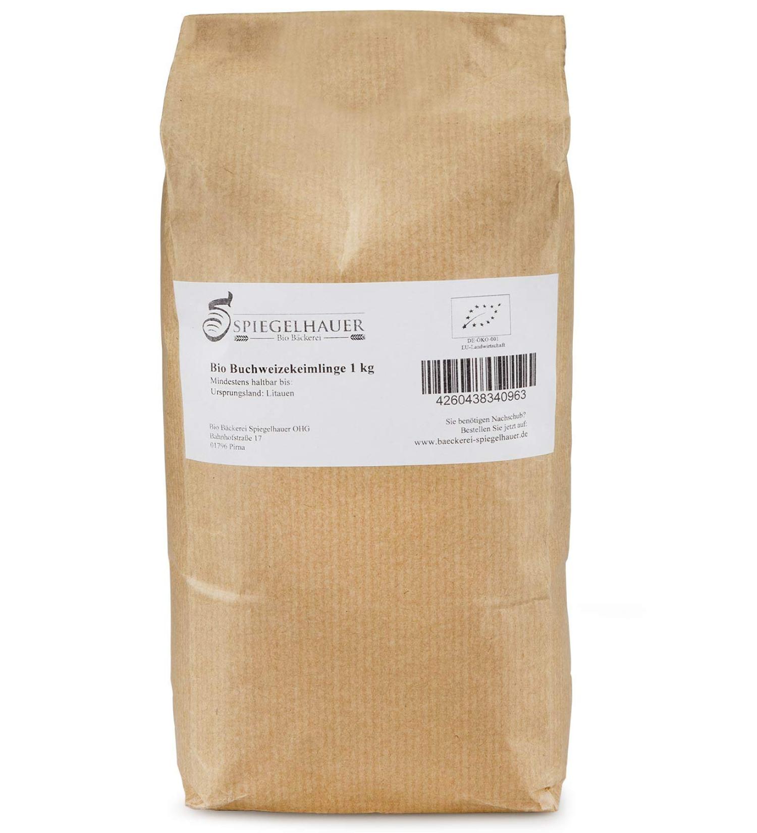 Organic Sprouted Buckwheat 1kg | Gluten-Free Sprouted Muesli | Alkaline Sprouted Grain - EU Quality - Buy Online on GoSupps.com