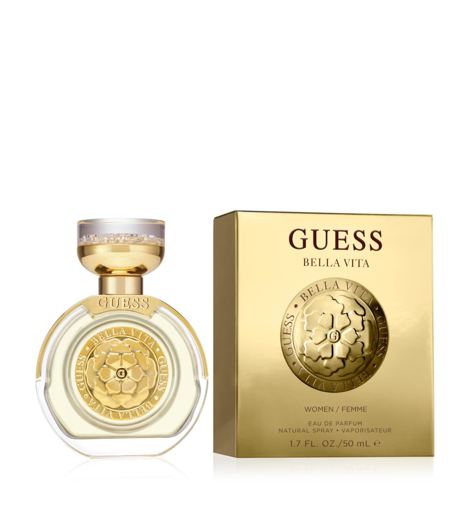 GUESS Bella Vita Eau de Parfum Perfume Spray For Women 1.7 Fl. Oz. 1.7 Fl Oz (Pack of 1) Eau de Parfum - Buy Online on GoSupps.com