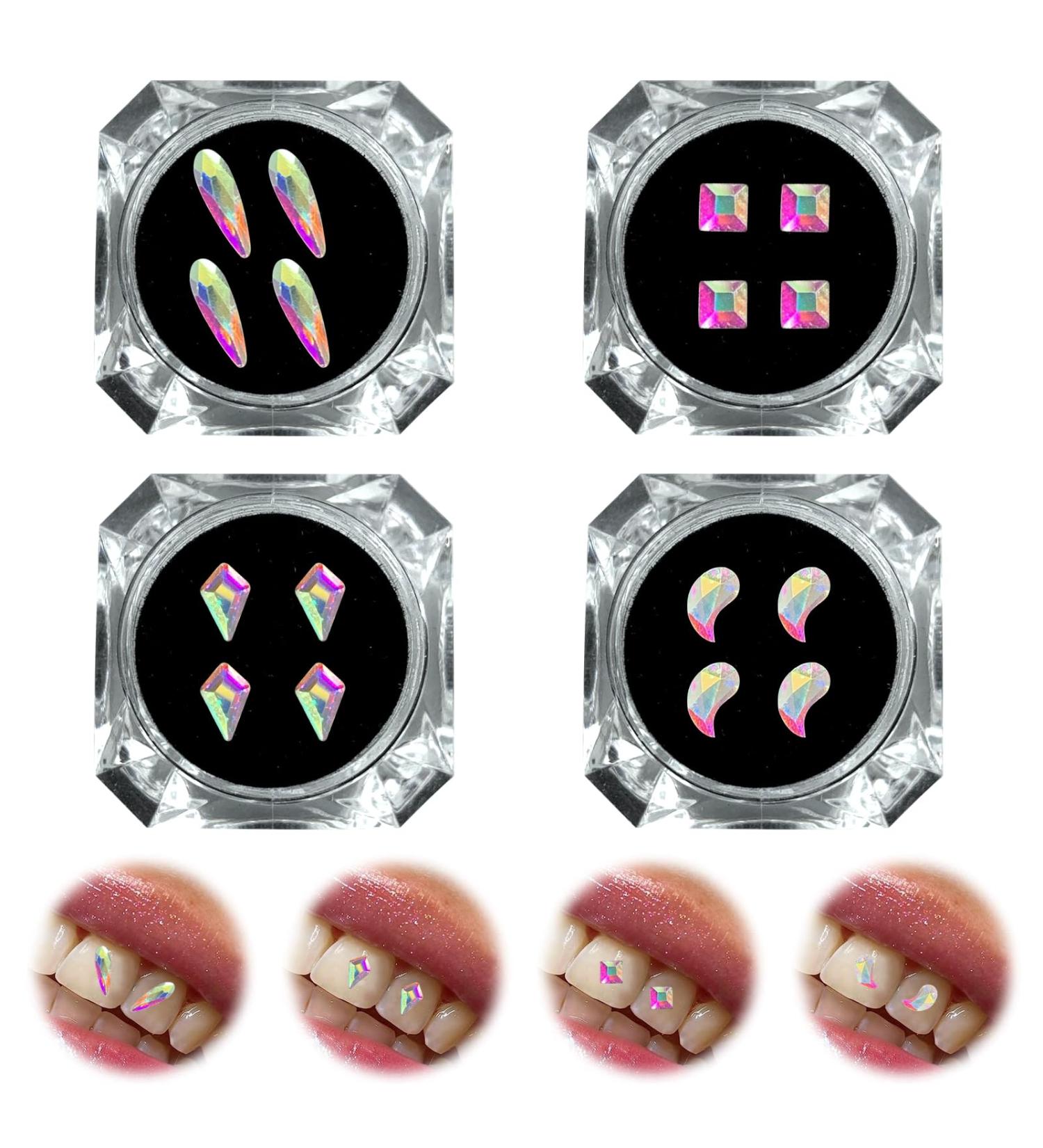 Tartar Jewelry 16PCS Set - Crystal Tooth Decorations & Gemstone Ornaments for Men & Women | Stunning Dental Gems - Buy Online on GoSupps.com