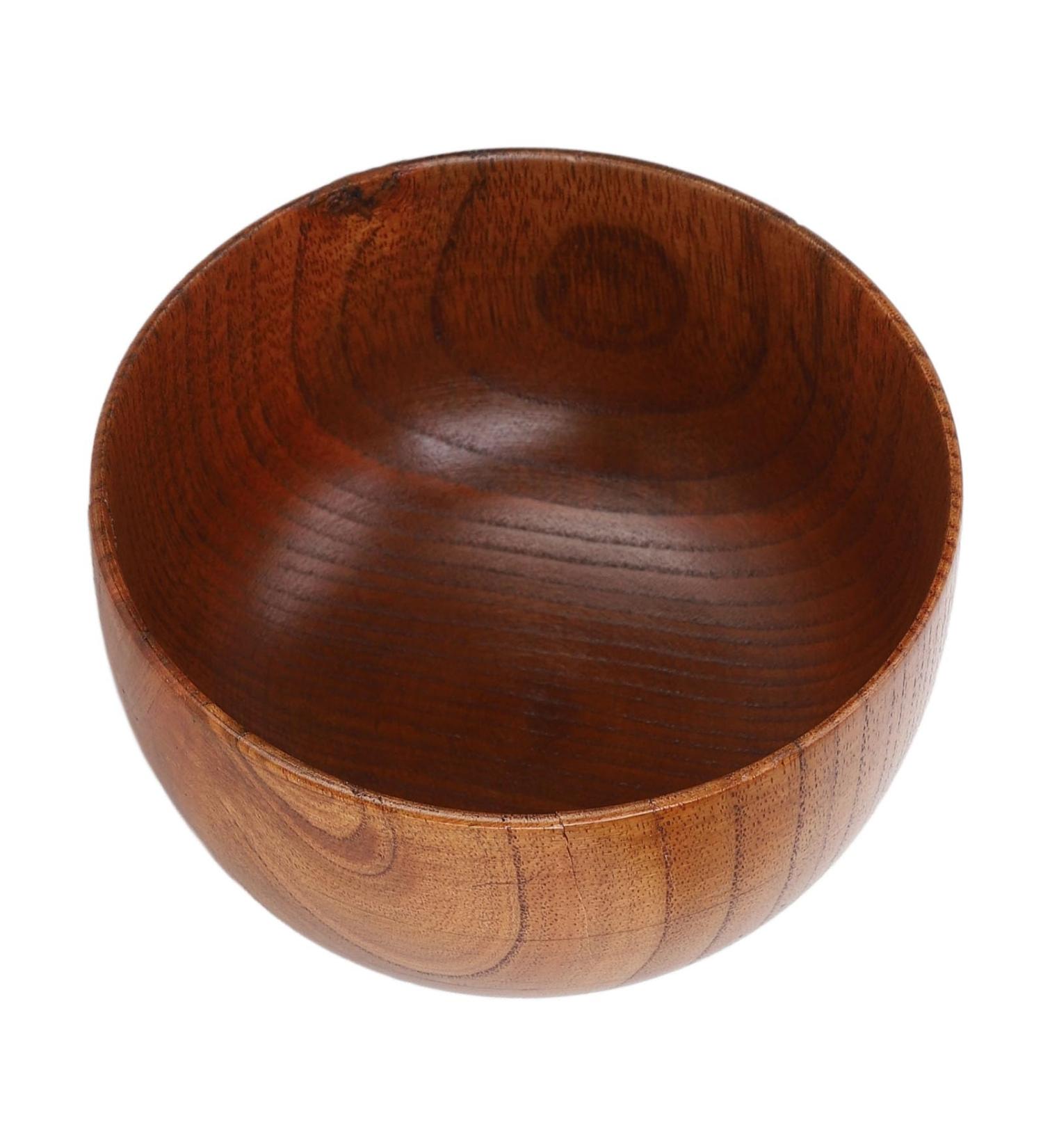LUCKDANO Wooden Shaving Soap Bowl - Premium Shaving Cream Cup & Brush Bowl for Men - Perfect Gift for Father's Day - Buy Online on GoSupps.com