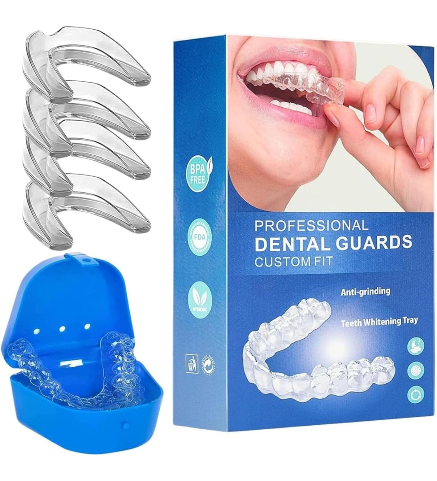 Mouth Guards for Teeth Clenching & Grinding - Reusable Clear Night Guard for Sleep - Buy Online on GoSupps.com