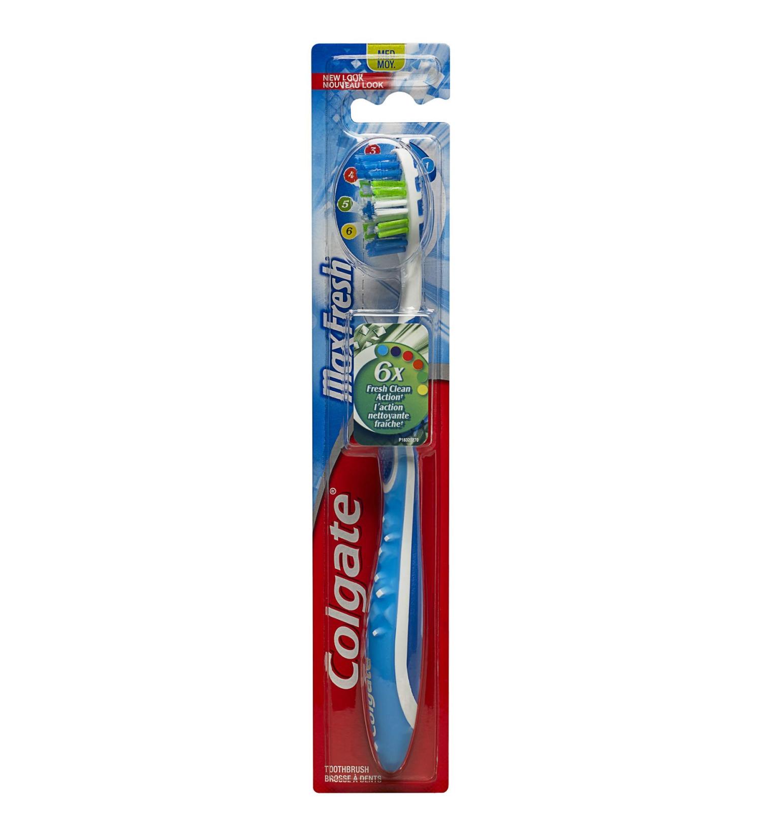 Buy Colgate Max Fresh Medium Toothbrush - International Shipping | Fresh Breath & Oral Care - Buy Online on GoSupps.com