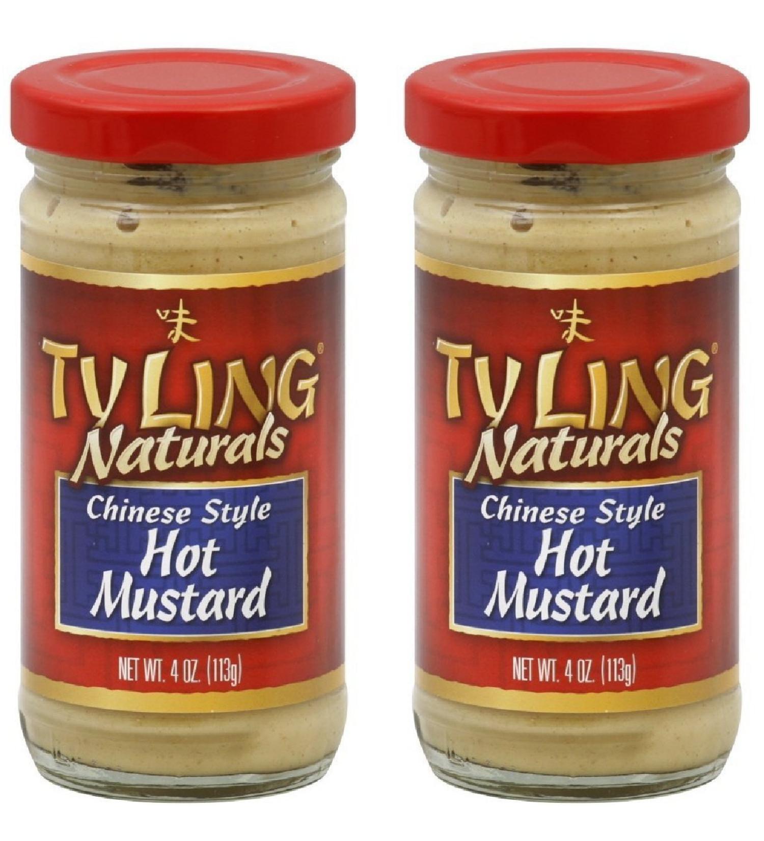 Ty Ling Naturals Chinese Style Hot Mustard, 4oz Pack of (2)