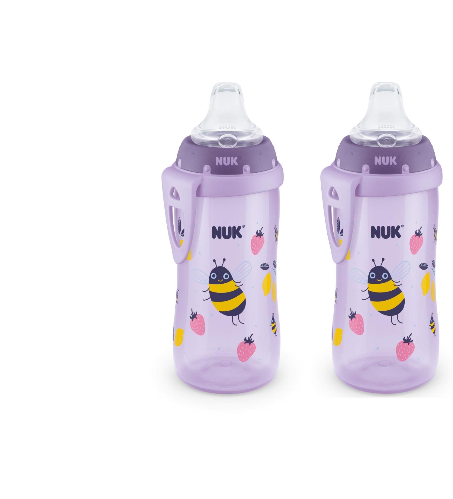 NUK Ladybug Silicone Spout Active Cup 10oz (2 Pack) - BPA-Free Sippy Cup Set - Buy Online on GoSupps.com