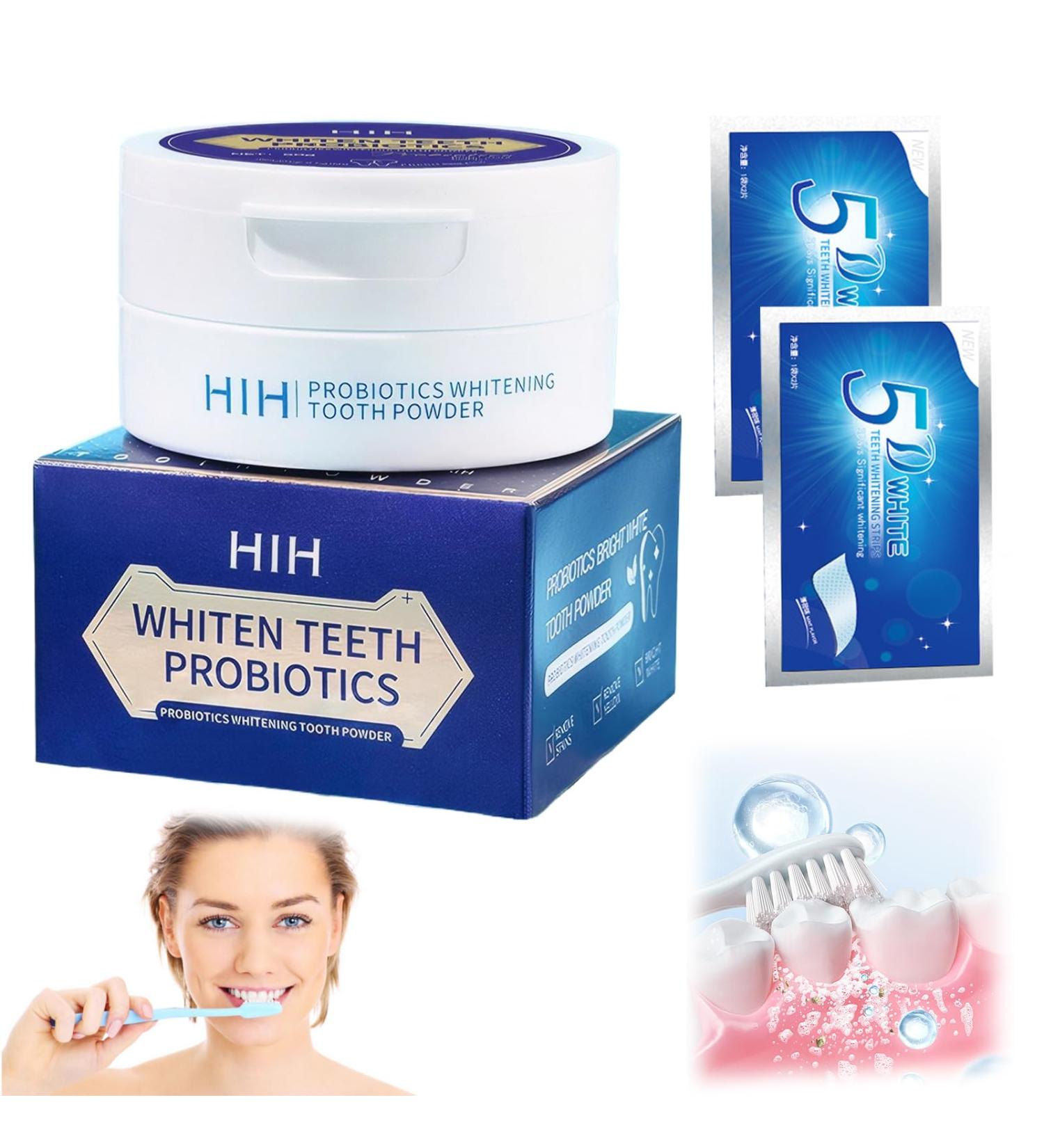 Tooth Powder 50g Whitening Powder Effectively Remove Coffee Stains and Stains Safe and Gentle Activated Charcoal Teeth for Enamel Improve Oral Health - Buy Online on GoSupps.com