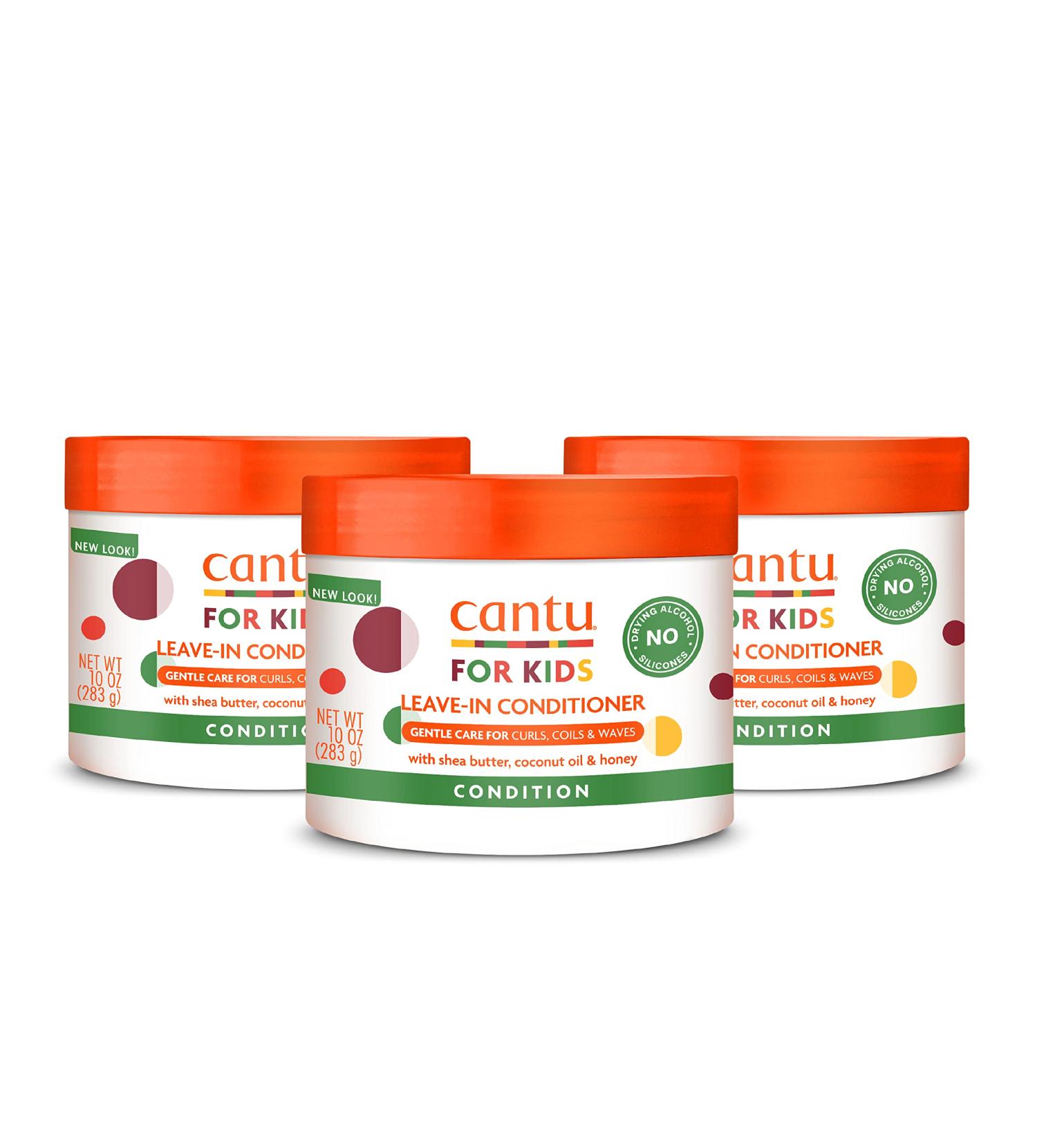 Cantu Care for Kids Leave-In Conditioner 10 oz (Pack of 3) with Shea Butter - Kids' Hair Care - Buy Online on GoSupps.com