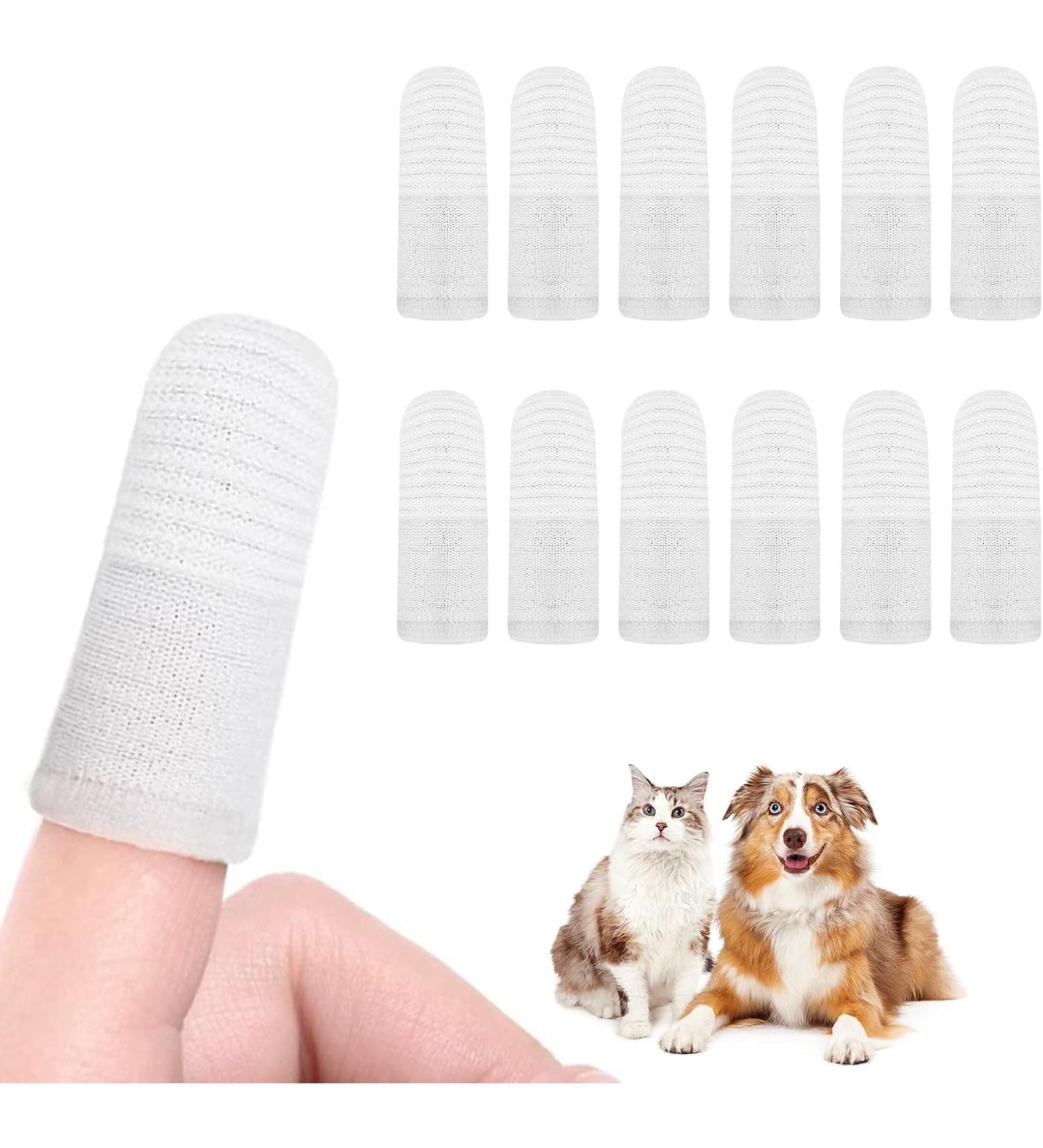 Adiwo Dog Toothbrush Finger 12 Pcs Reusable Dog Finger Toothbrush Anti-Plaque 360 Full-Surrounded Bristles Dog Tooth Brush Efficient Dog Teeth Cleaning Products for Dogs and Cats - Buy Online on GoSupps.com