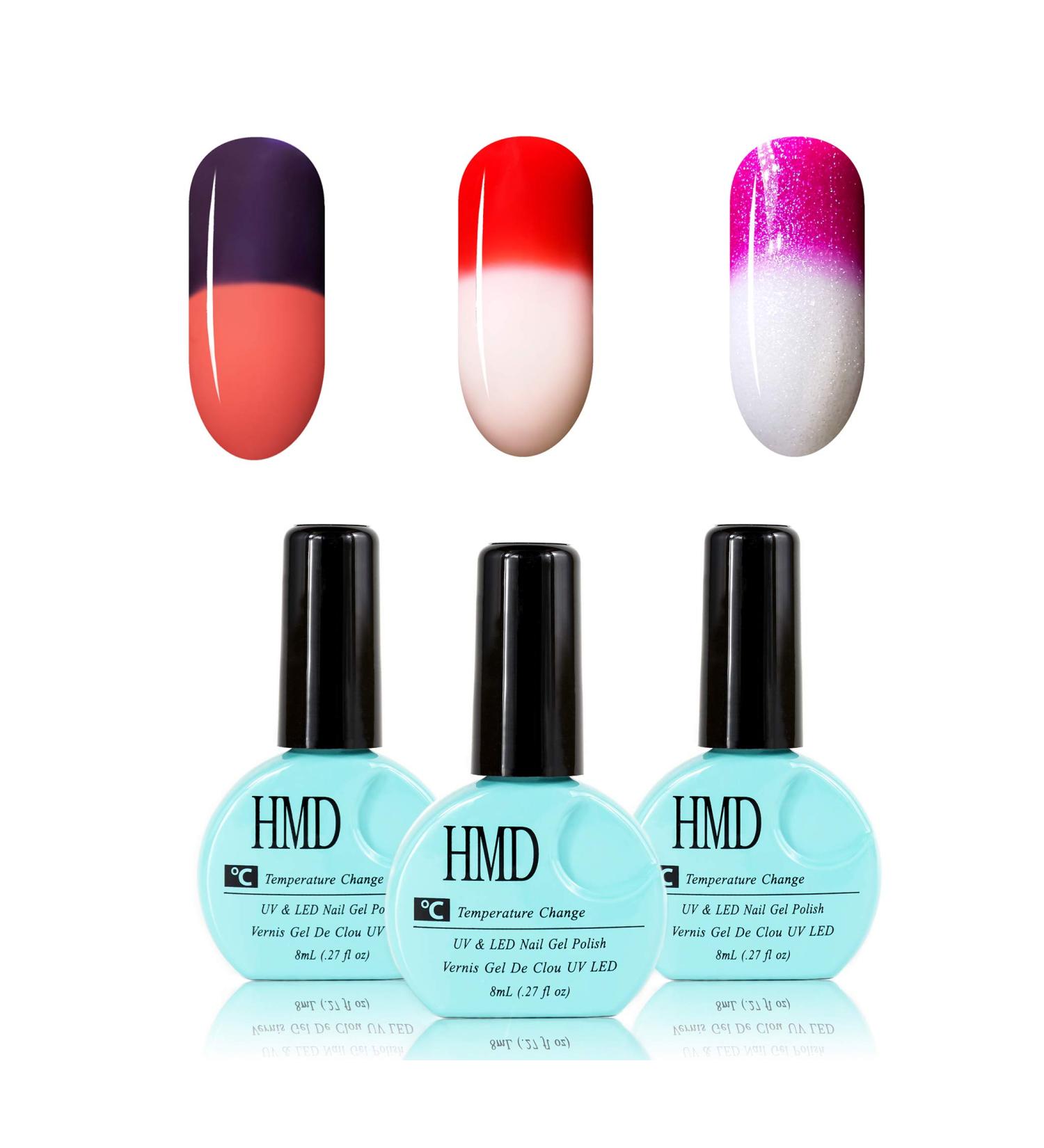 Canada HMD Soak Off UV LED Temperature Changing gel nail polish Color 013 fast effect fast cure 8ml - Buy Online on GoSupps.com