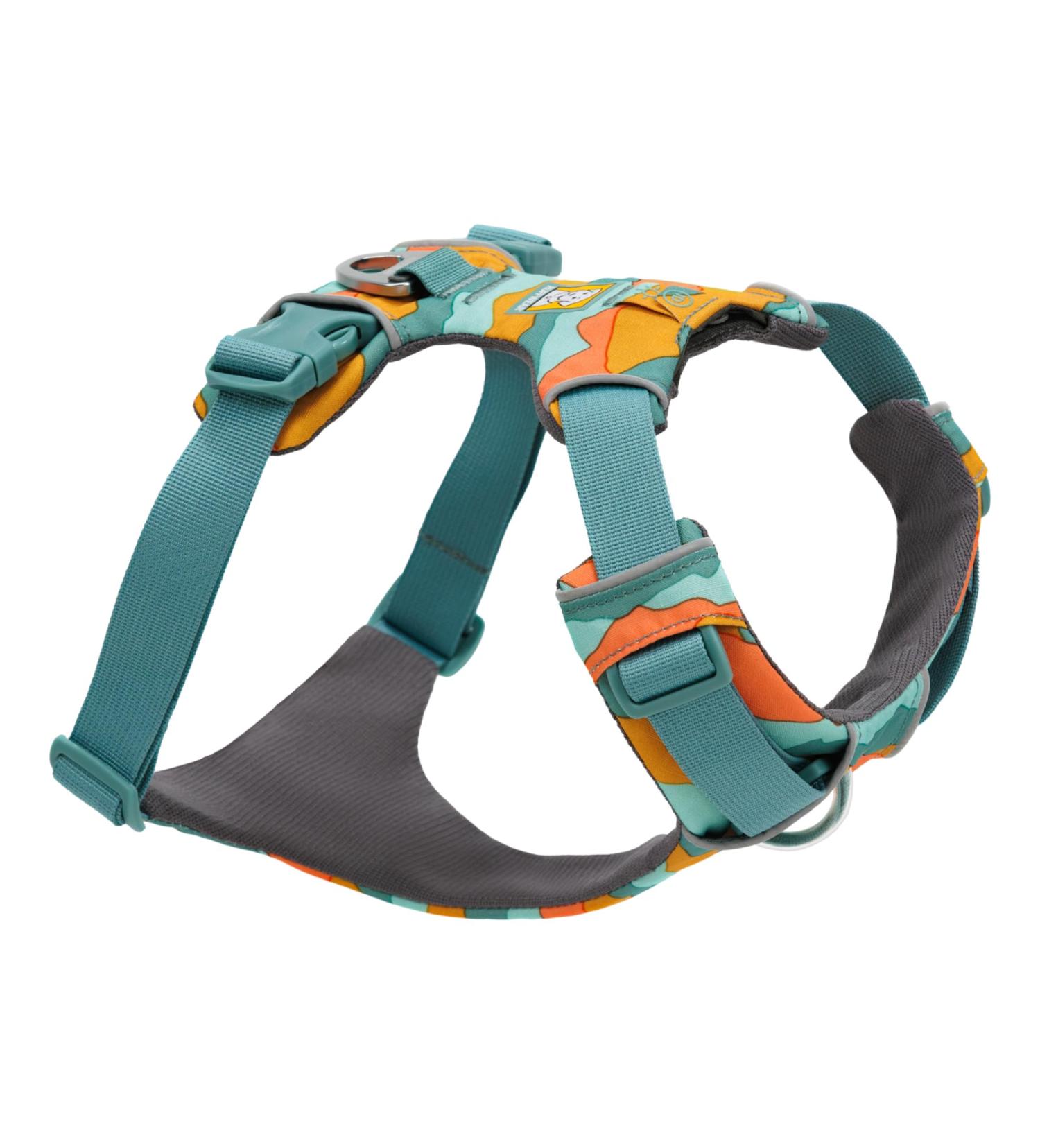 Buy Ruffwear Front Range Dog Harness - Reflective Adjustable Comfortable - Perfect for Walks & Races - XXS Spring Mountains - Buy Online on GoSupps.com