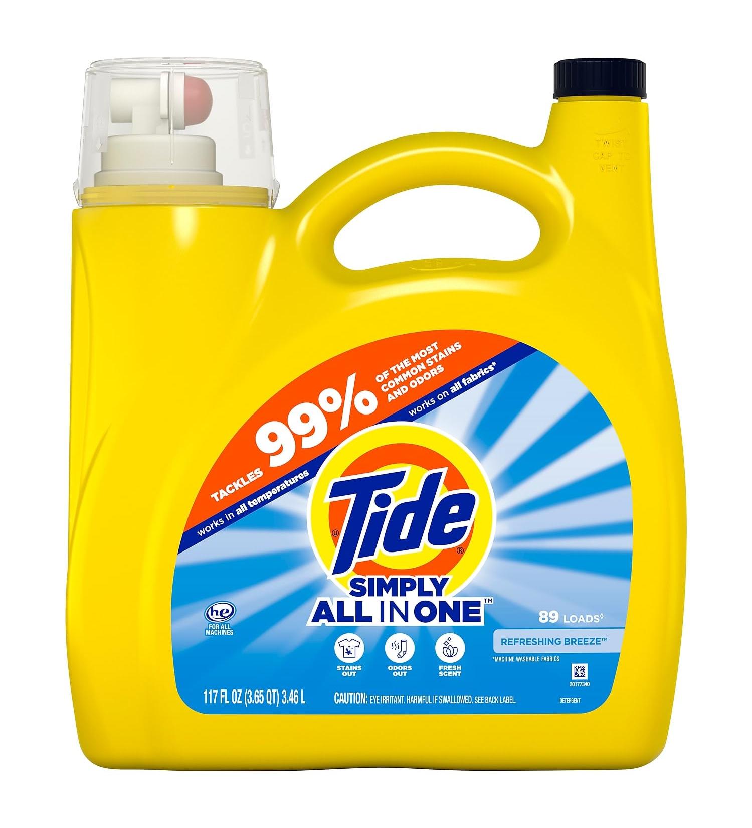 Procter & Gamble Simply Clean & Fresh Laundry Detergent - Breeze Scent 138 oz (2-Pack) | International Shipping Available - Buy Online on GoSupps.com