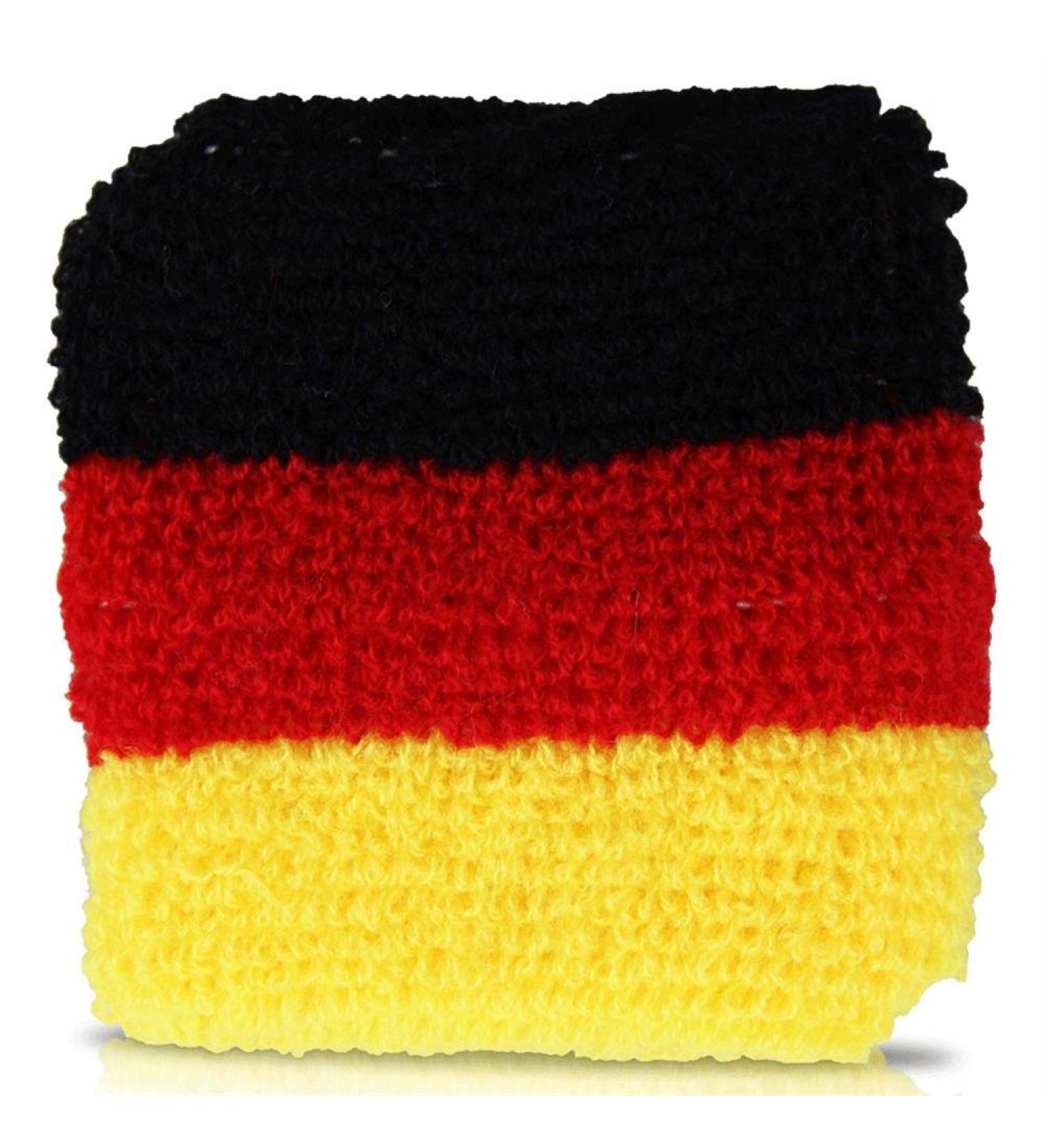 Pack of 12 Germany sweatband bracelet fan article EM 2016
