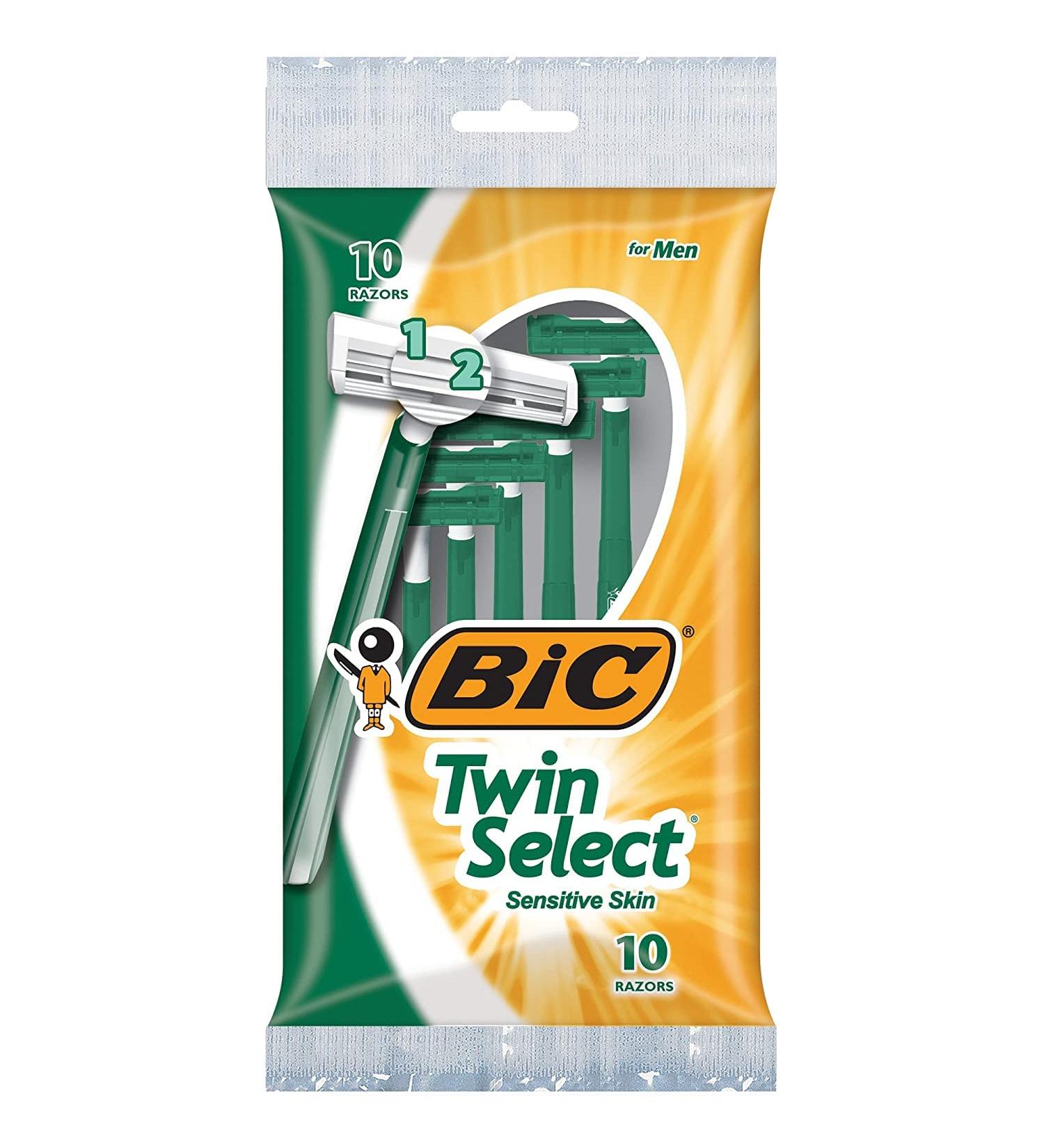 Bic Twin Select Men's Razors - 10ct | International Shipping Available - Buy Online on GoSupps.com