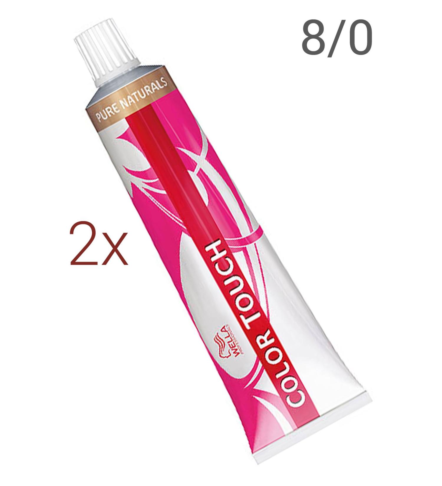 Wella Color Touch 8/ 0 light blonde pack of 2 (2x 60 ml)
