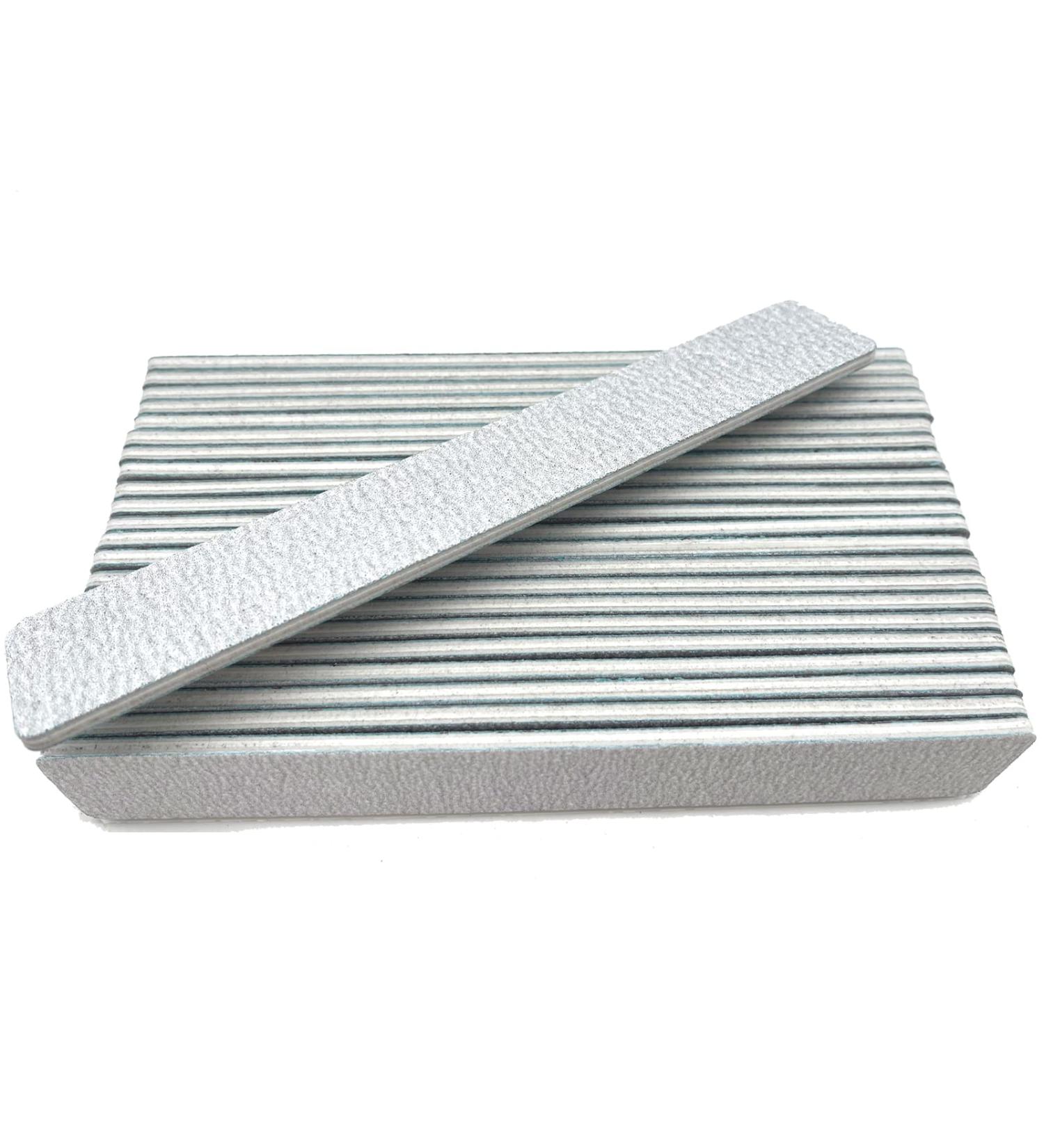 21pcs 100/180 Grit Emery Board Nail File Set - Ideal for Acrylic Nails - Buy Online on GoSupps.com