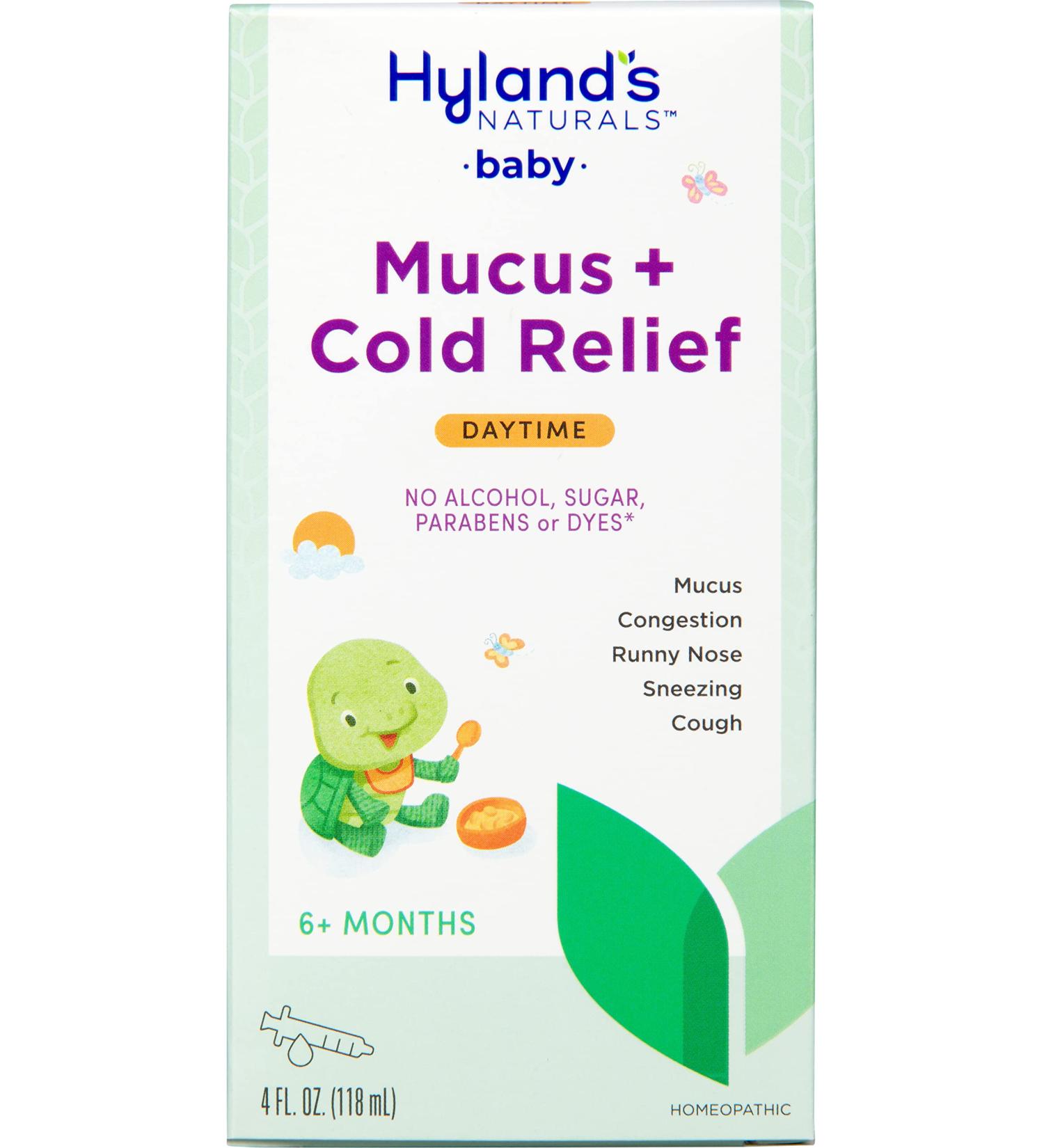 Hyland's Baby Cough Medicine - Infant Decongestant & Cold Relief, 4 Fl Oz - Buy Online on GoSupps.com
