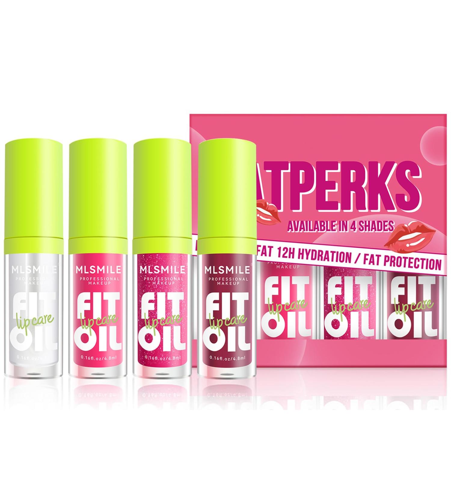 Buy Hydrating Lip Oil | 4 Colors Lip Glaze & Gloss | Long-Lasting Plumping Lip Care - International Shipping - Buy Online on GoSupps.com