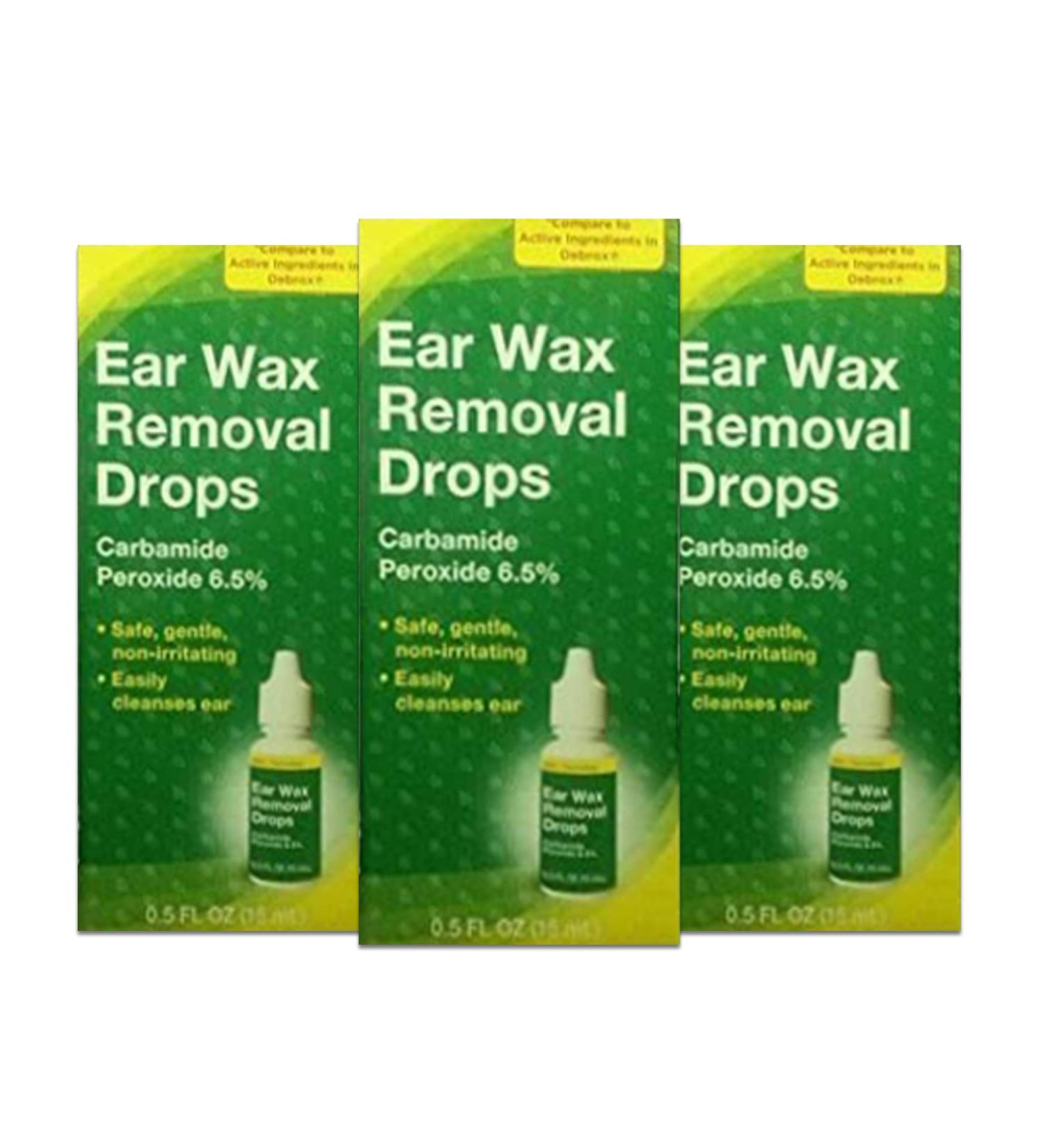 Ear Wax Removal Drops, 0.5 fl oz (Pack of 3)