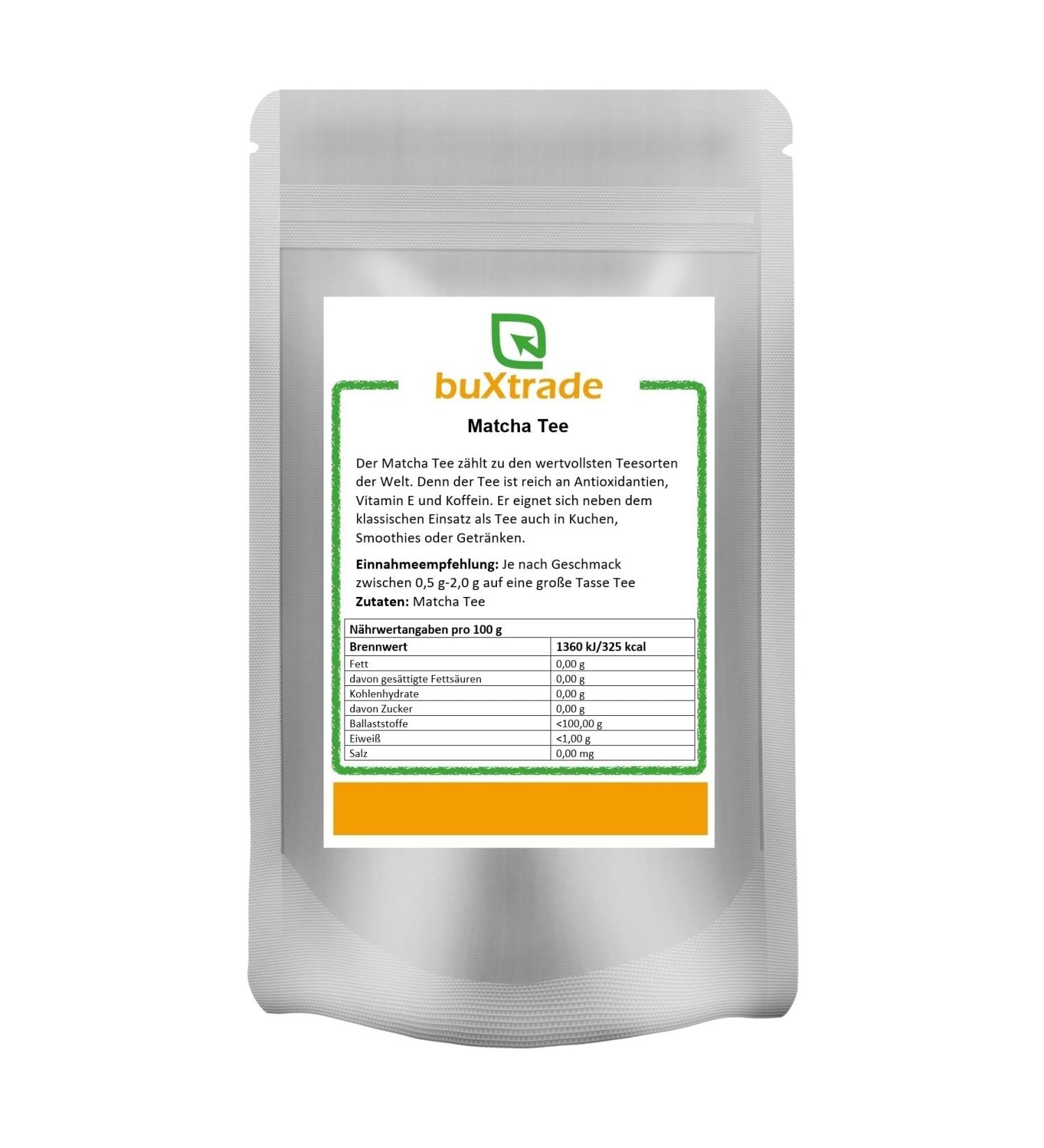 500 g Matcha tea powder | Green Matcha Tea | Green | ground | powder | 500 g (1 pack)