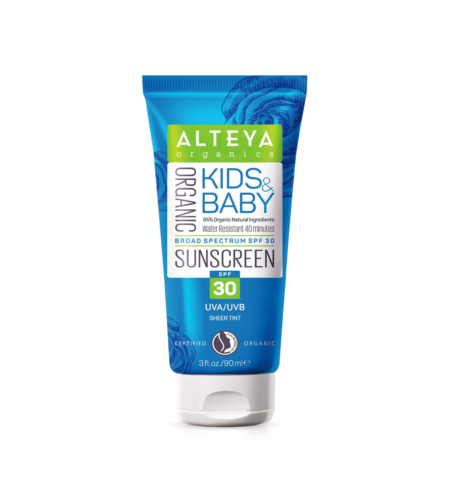 Alteya Kids & Baby Sunscreen NaTrue Certified Organic Skin Care 90 ml