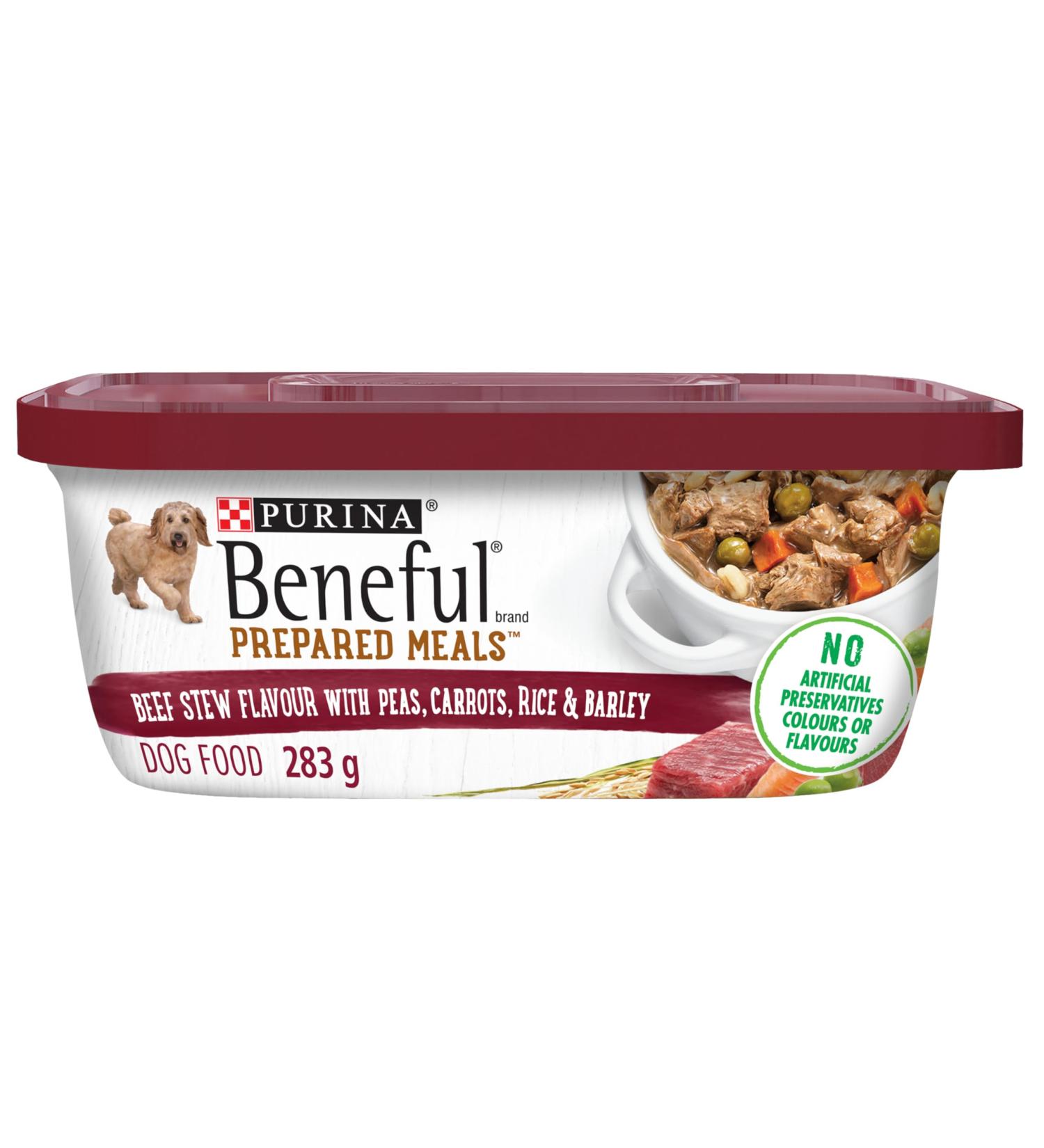 Beneful Prepared Meals Wet Dog Food Beef Stew - 283 g Tub (8 Pack) - Buy Online on GoSupps.com