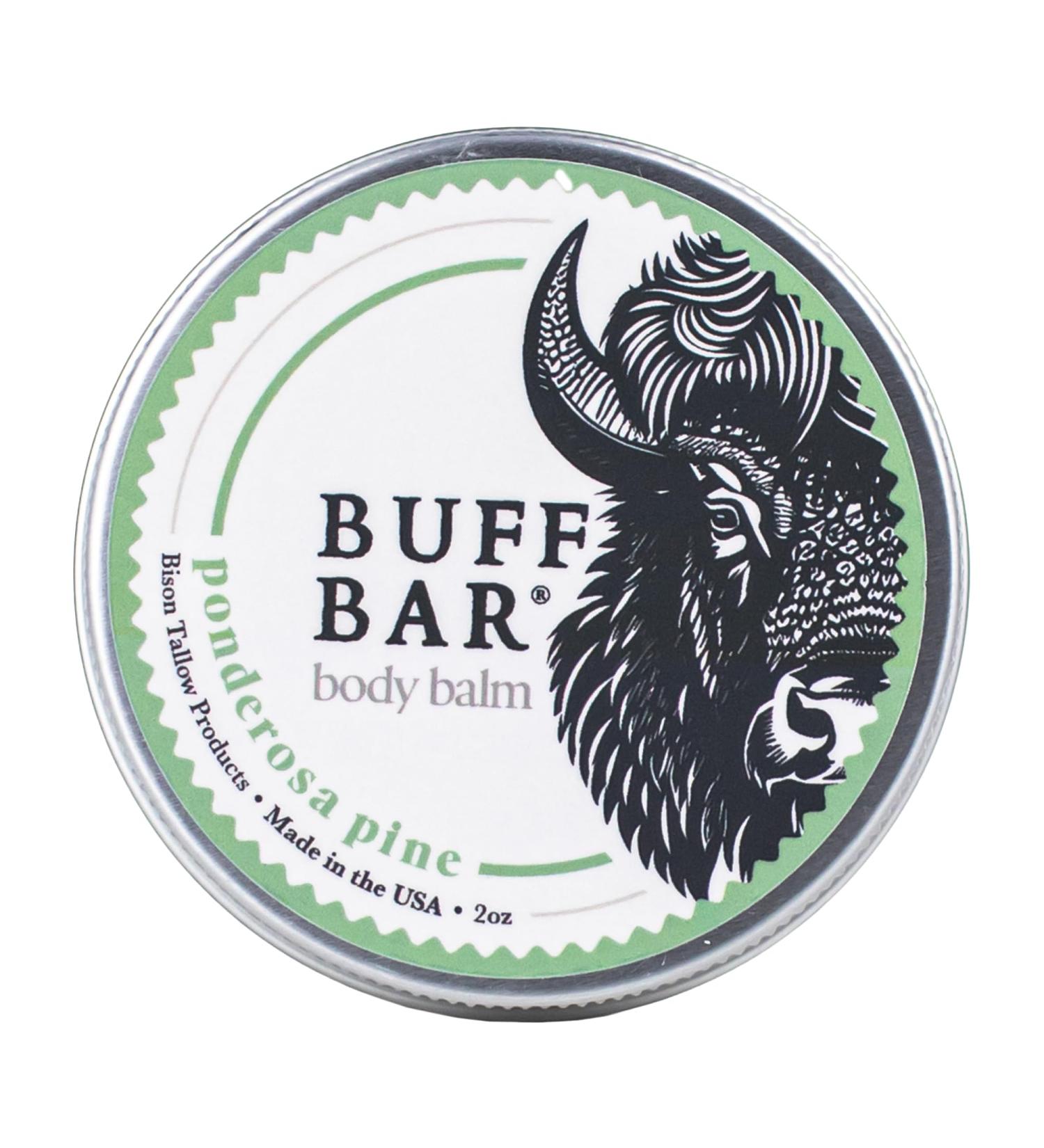 Big Crazy Buffalo BUFF BAR Pure Bison Tallow Balm Ponderosa Pine - Scents of Pine Cypress & Cedar - All Purpose Body Butter Hydrating Naturally Derived Replaces Lotion - For Dry Itchy Skin Ponderosa Pine 2 Ounce (Pa  - Buy Online on GoSupps.com