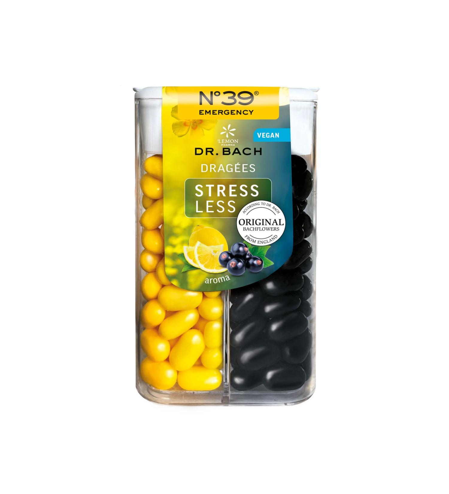 Original Bach Flowers N 39 Emergency Stressless Day & Night Dragees | Vegan Remedy by Lemon Pharma Shop Internationally - Buy Online on GoSupps.com