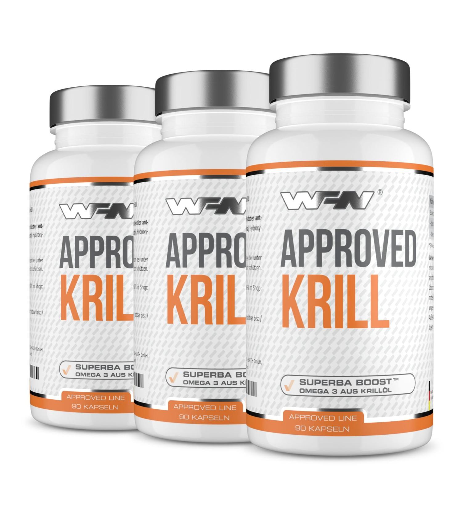 Buy Wfn Approved Superba Boost Antarctic Krill Oil - High Dose 1000mg Omega 3 EPA & DHA - No Additives - 270 Capsules Made in Germany - Buy Online on GoSupps.com