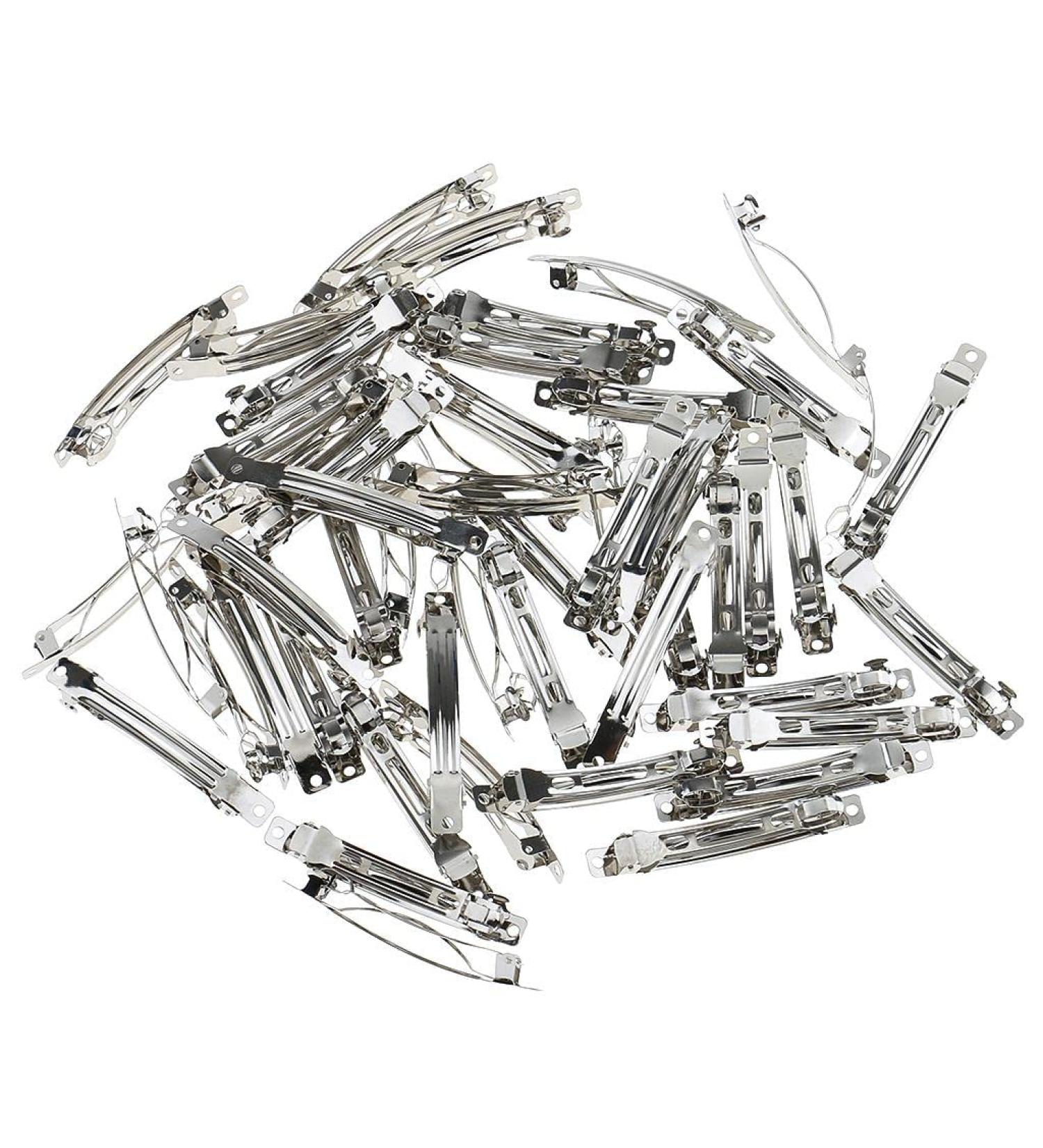 50 Pieces Blank French Barrette Hair Clip 9 x 78mm 1 count (Pack of 50) - Buy Online on GoSupps.com