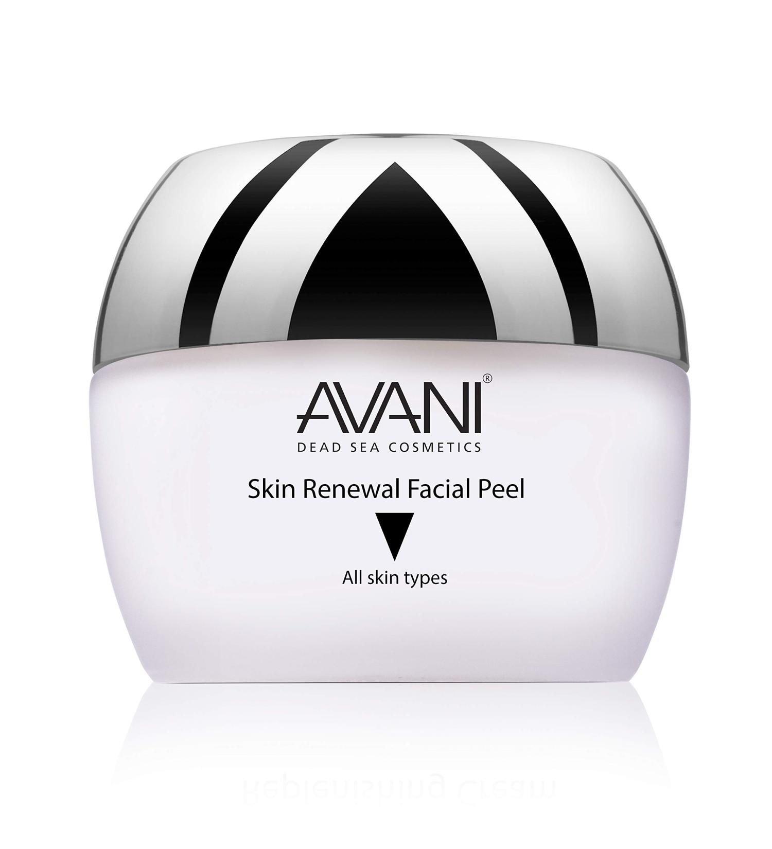 Avani Classics Skin Renewal Facial Peel - Brightening Anti-Aging Exfoliating Cream with Vitamin C & E - Dead Sea Minerals - 1.7 oz - Safe & Gentle - Buy Online on GoSupps.com