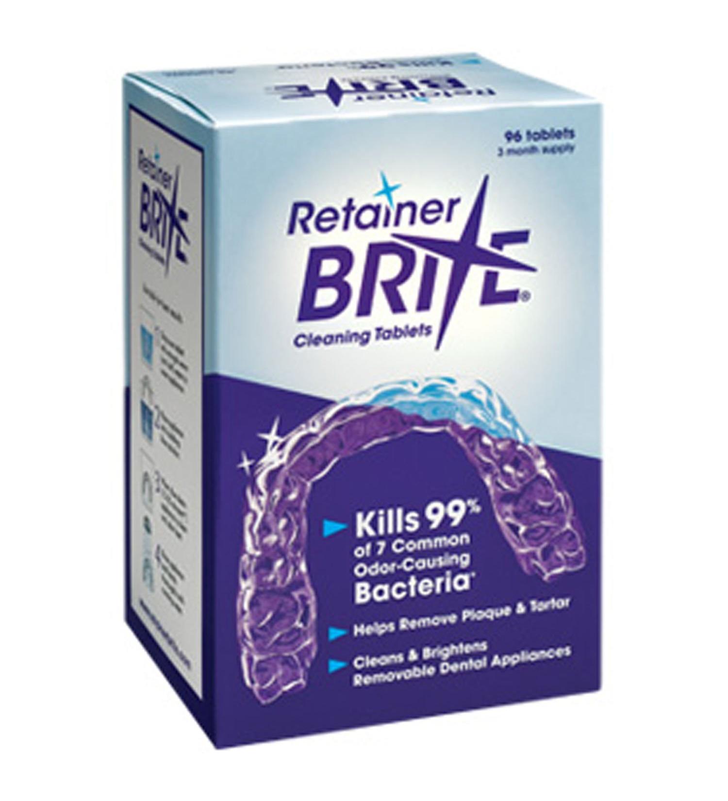 Retainer Brite Cleaning Tablets - 96 Tablets Oral Care