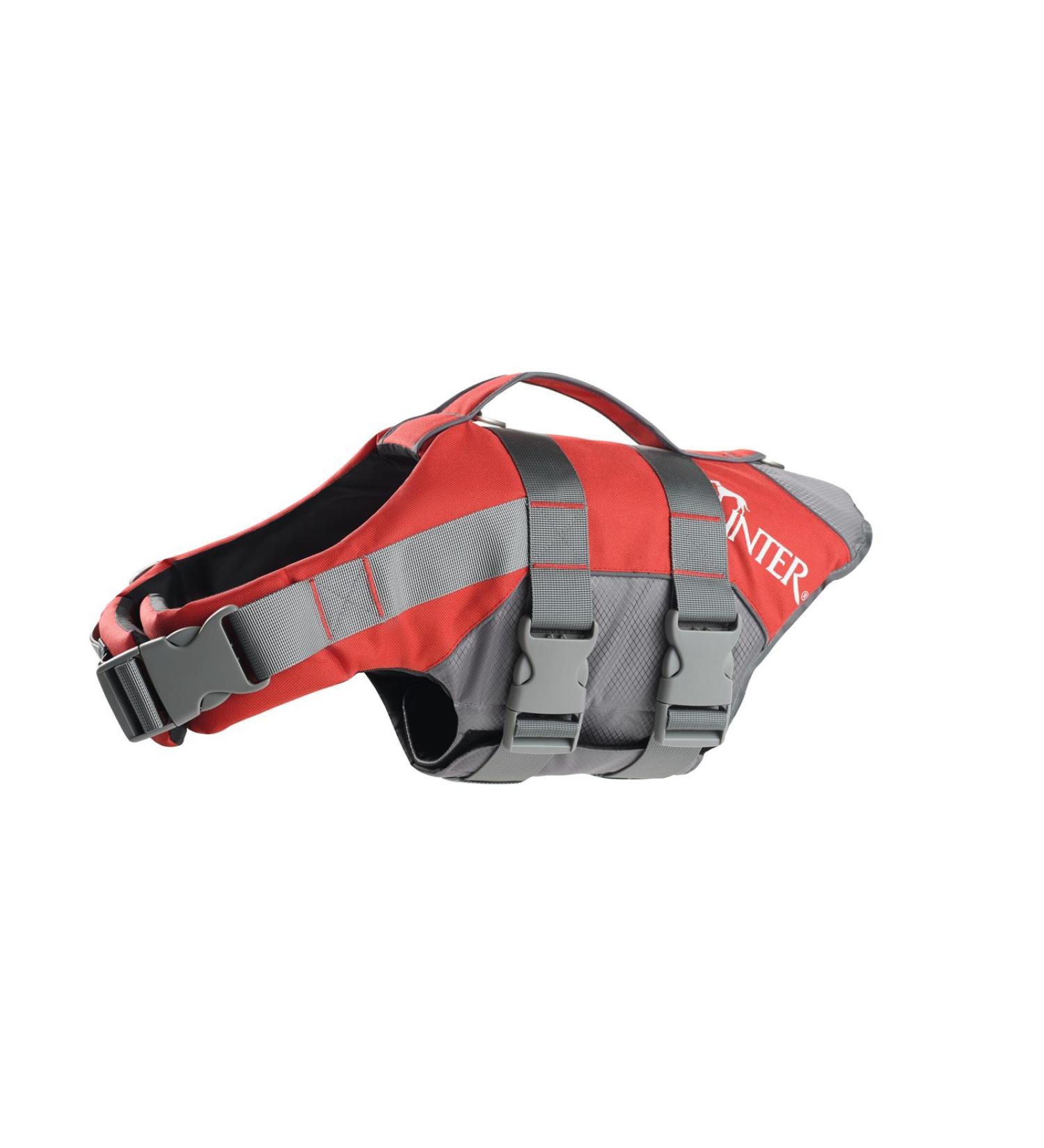 HUNTER 62444 MOSS life jacket buoyancy aid for dogs handle reflective S red