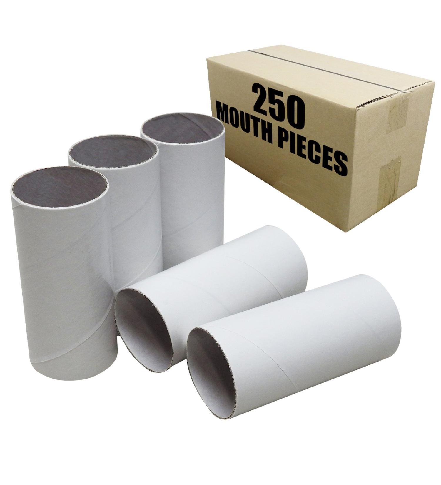 Standard 2-way mouthpieces disposable carton for peak expiratory flow meters 250 pieces