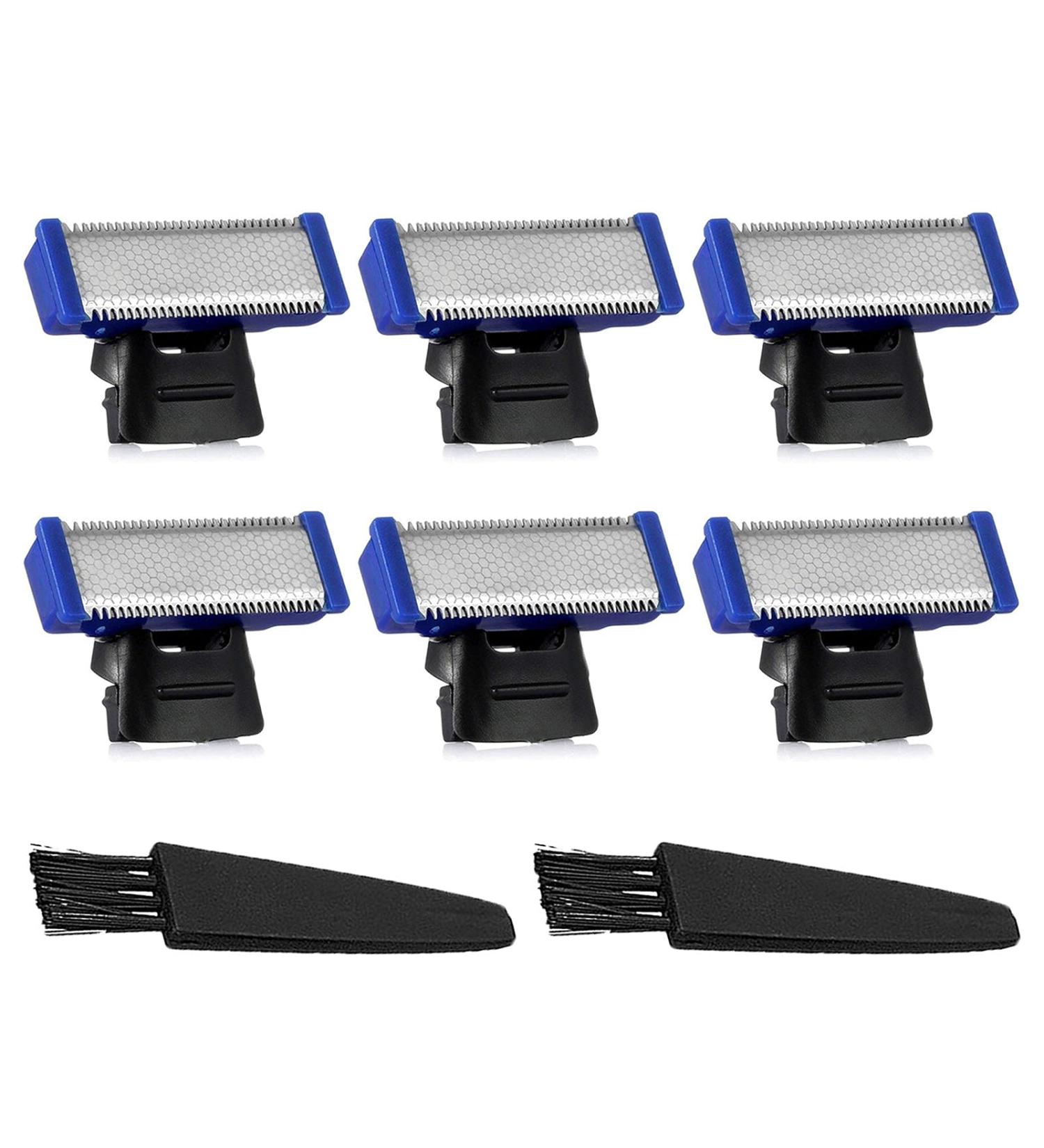 Micro Touch Solo Trimmer Replacement Blades - 6pcs Set with 2 Cleaning Brushes - Buy Online on GoSupps.com