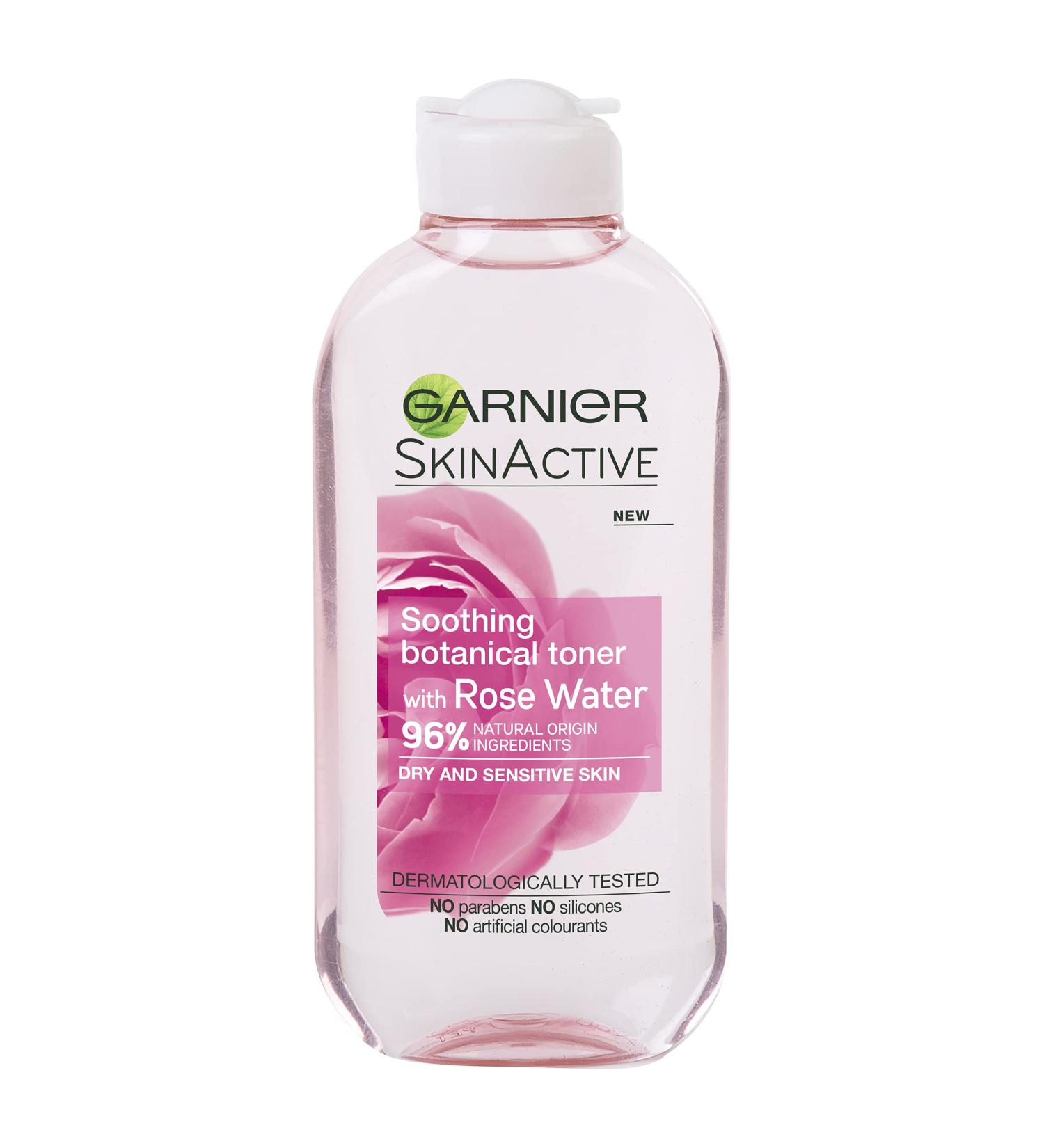 Garnier Natural Rose Water Toner Sensitive Skin 200ml (Packaging May Vary) Toner Toner - Buy Online on GoSupps.com