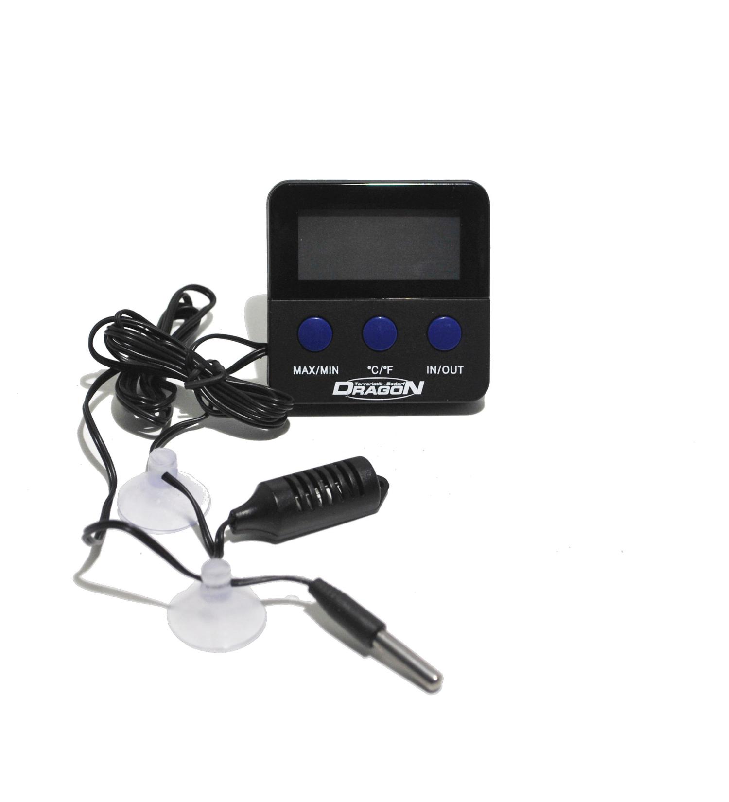 Dragon - Digital thermometer/hygrometer for the terrarium with 2 remote sensors