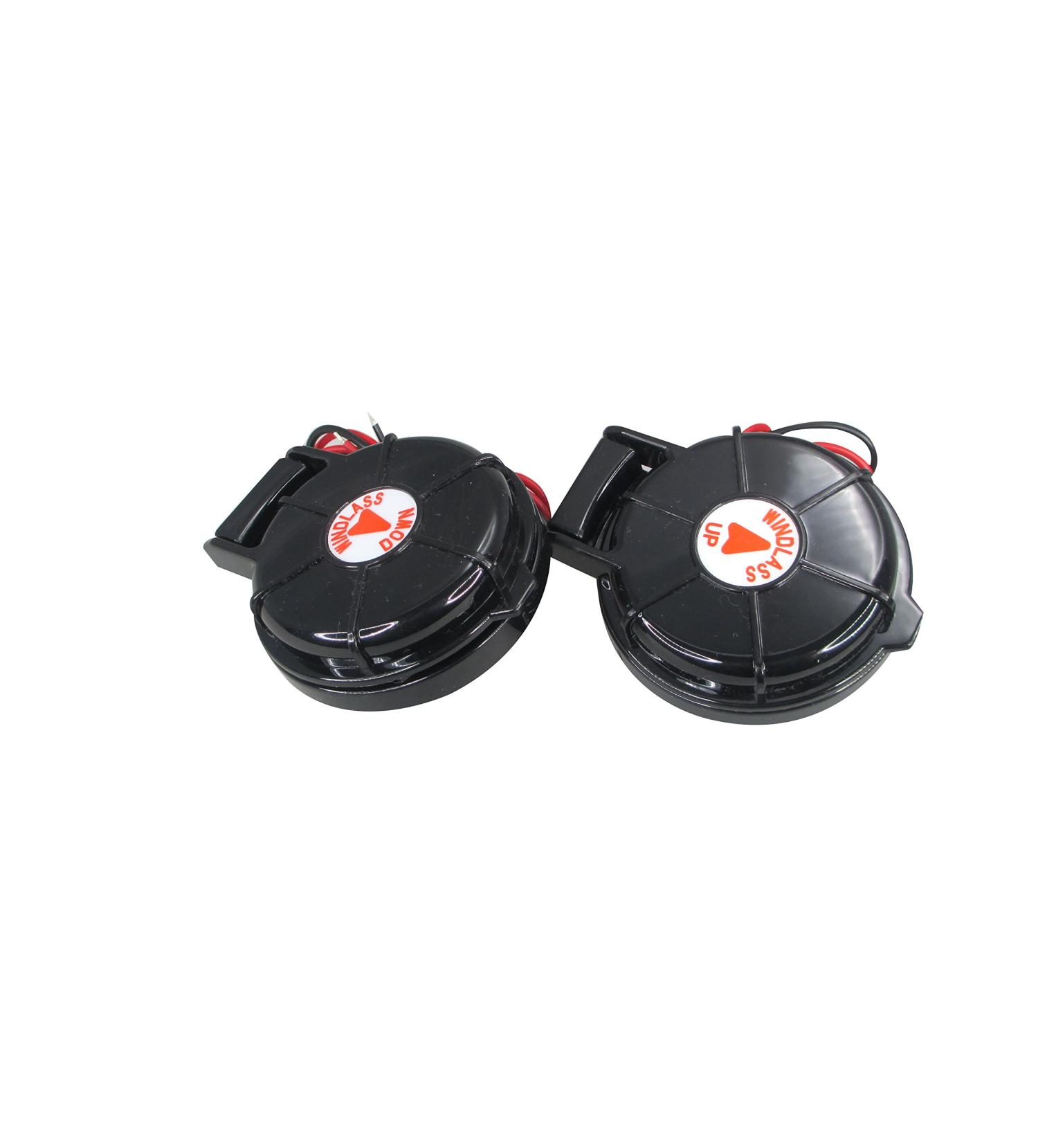 Pactrade Marine Boat Anchor Windlass Winch Foot Switch Black 12/24v 5A - Set of 2 - Buy Online on GoSupps.com