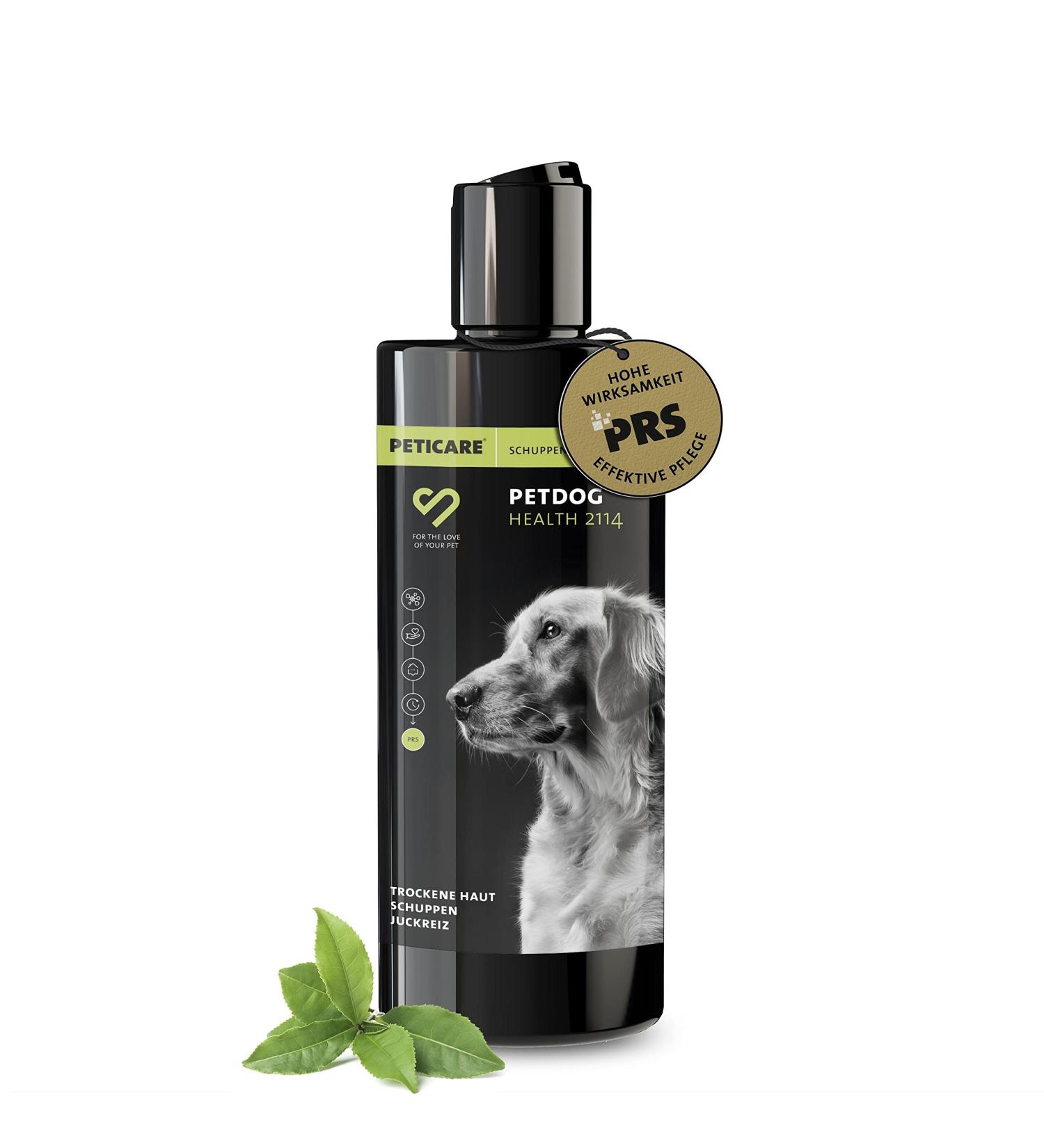 Peticare Dog Shampoo for Dandruff - Effective Care for Dry Skin Relieves Itching Treats Skin Unpleasant Odor - petDog Health 2114 - Buy Online on GoSupps.com