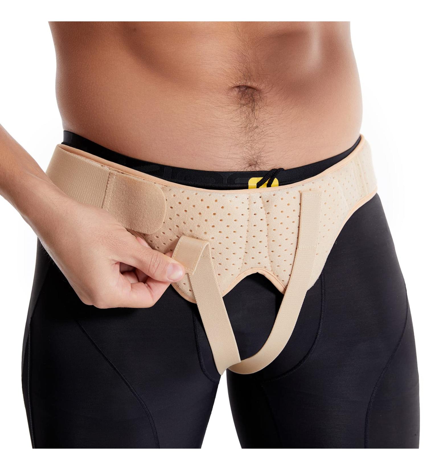 Buy HeerTeaj Hernia Belts - Pain Relief for Inguinal & Sports Hernias | 2 Removable Compression Panels | XL Size - Buy Online on GoSupps.com