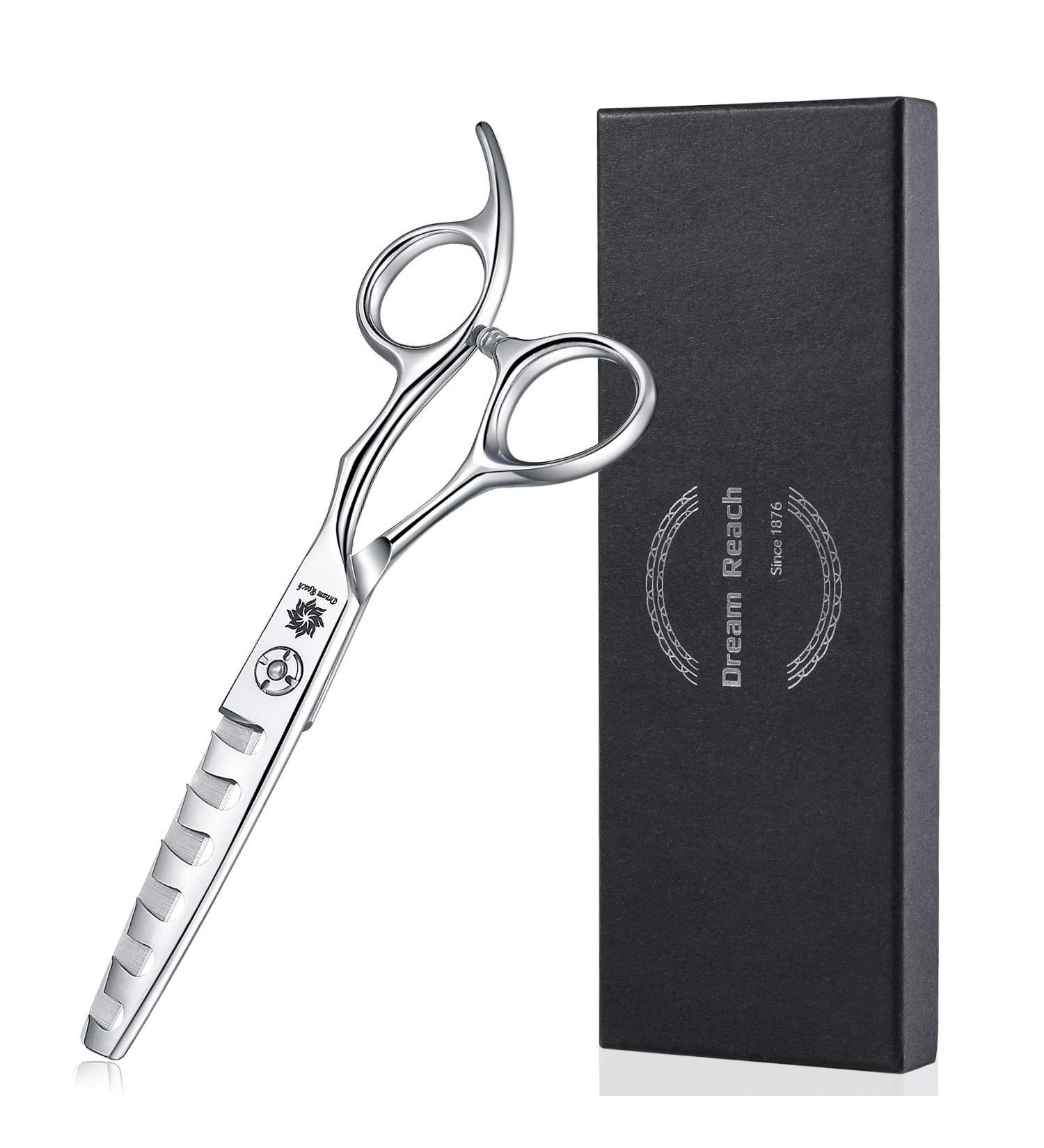 Dream Reach Professional 6 Hair Cutting Scissors - Japanese 440C Steel - Thinning Shear for Salon/Barber/Home Use - Chunker 02 - Buy Online on GoSupps.com