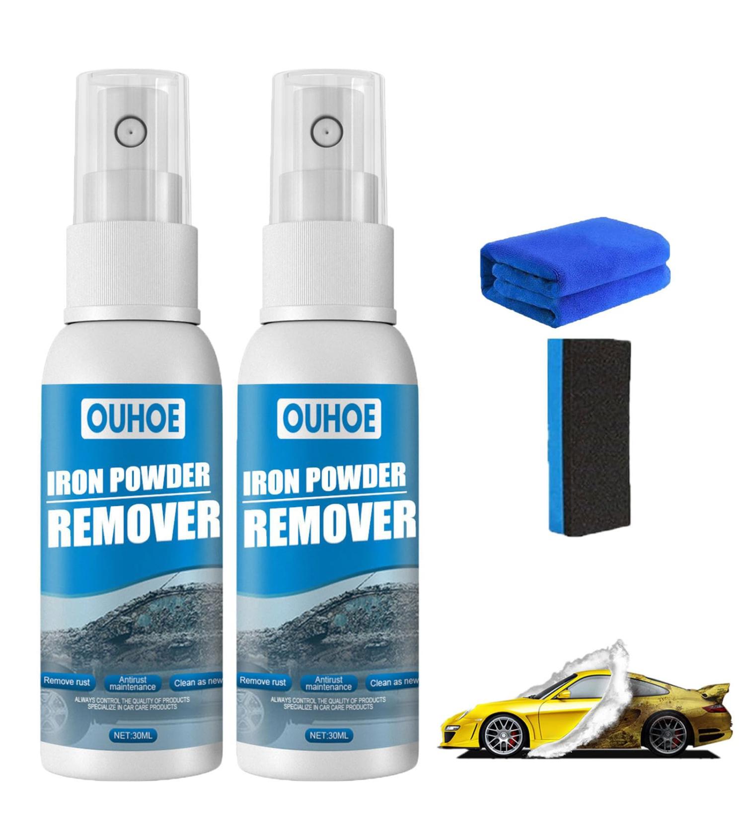 Laviscent Rust Remover Ouhoe Iron Powder Remover Iron Powder Remover Multi Purpose Rust Remover Spray Rustout Instant Remover Spray for Car (30ml-2) - Buy Online on GoSupps.com
