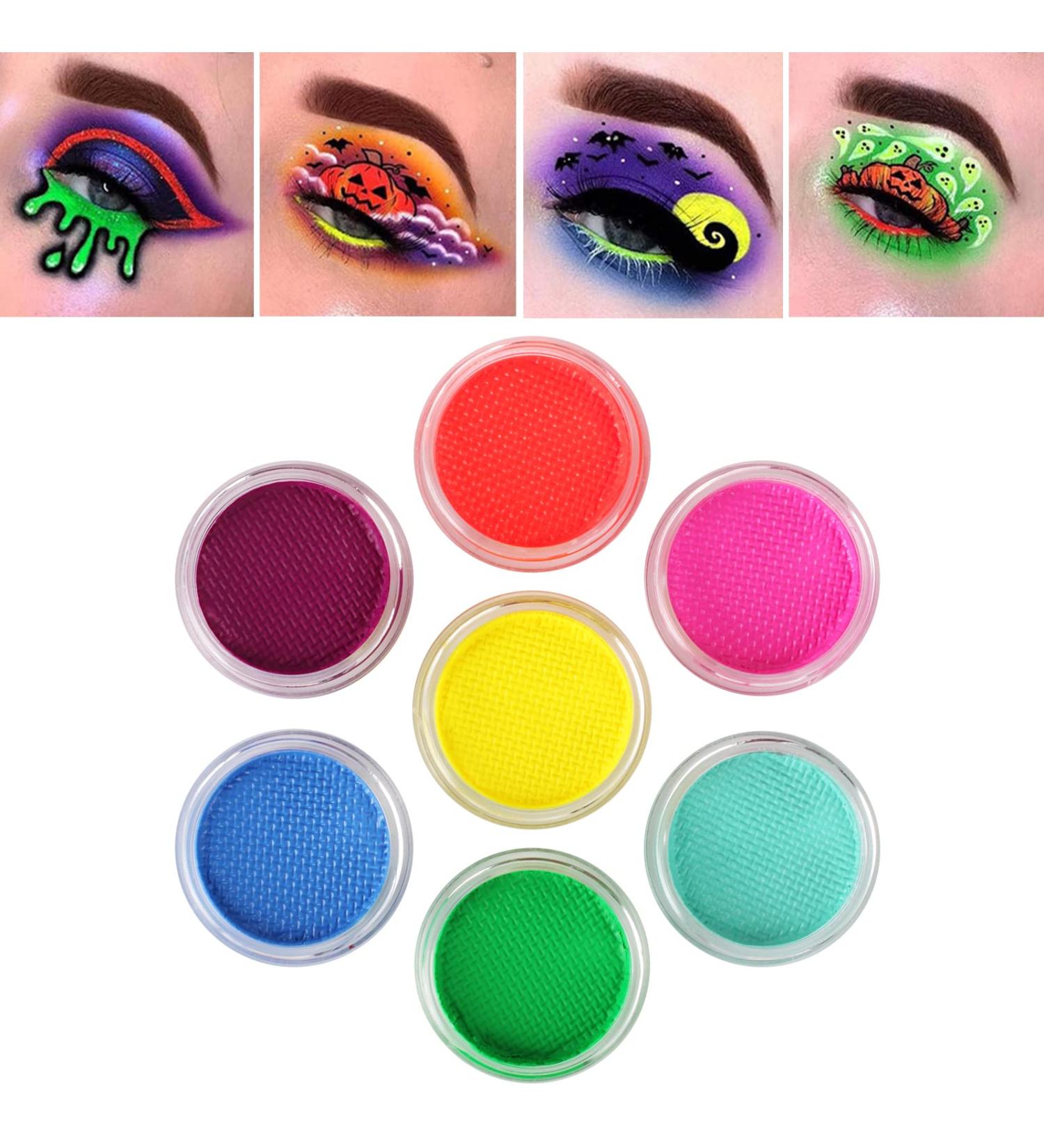 MEICOLY Water Activated UV Reactive Hydra Eyeliner - Glow Blacklight Fluorescent Halloween Face Paint - Neon Eyeliner for Adults & Kids - Buy Online on GoSupps.com