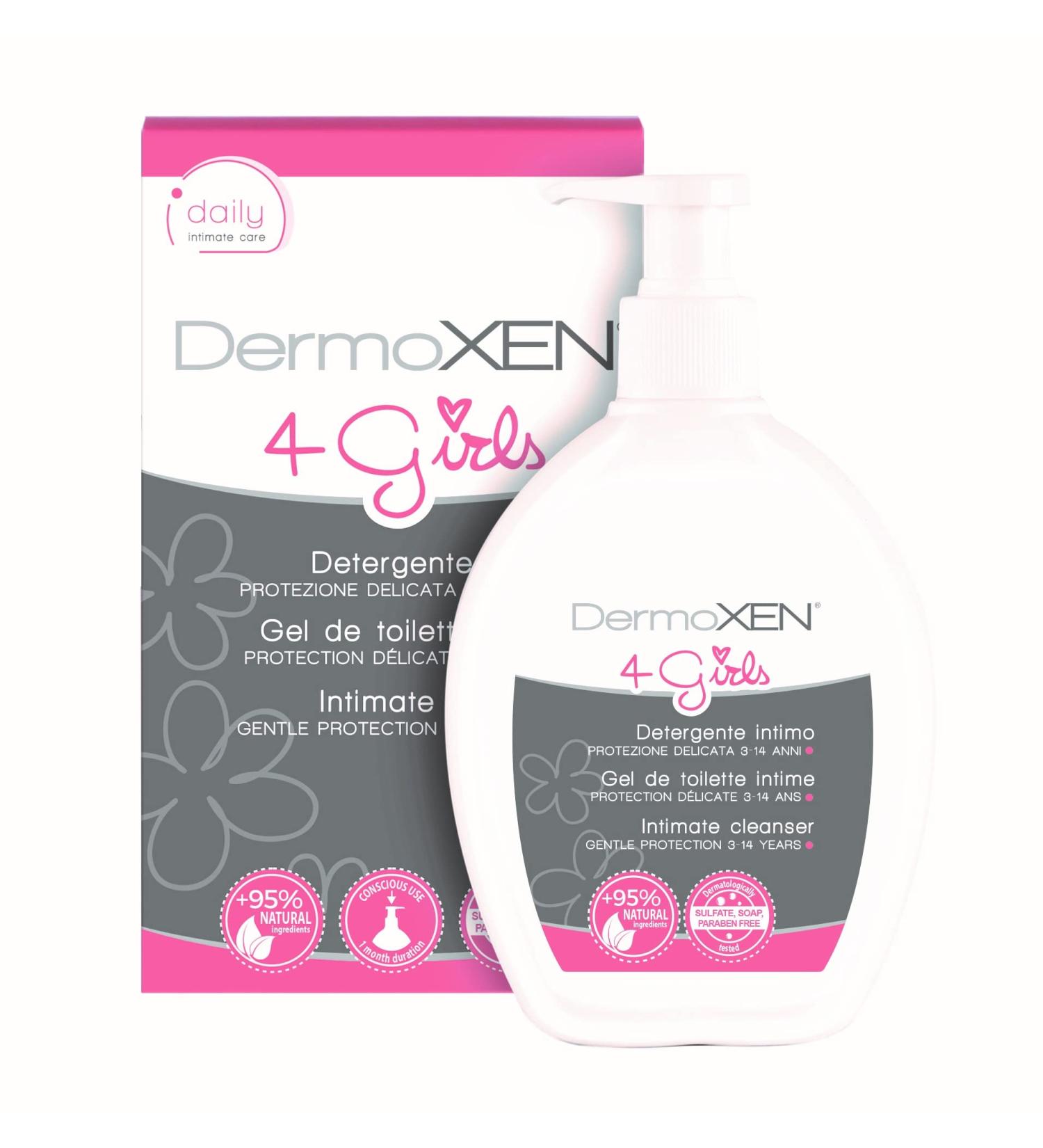 Dermoxen Det Int 4 Girls 200ml - Gentle Intimate Wash for Women - Buy Online on GoSupps.com