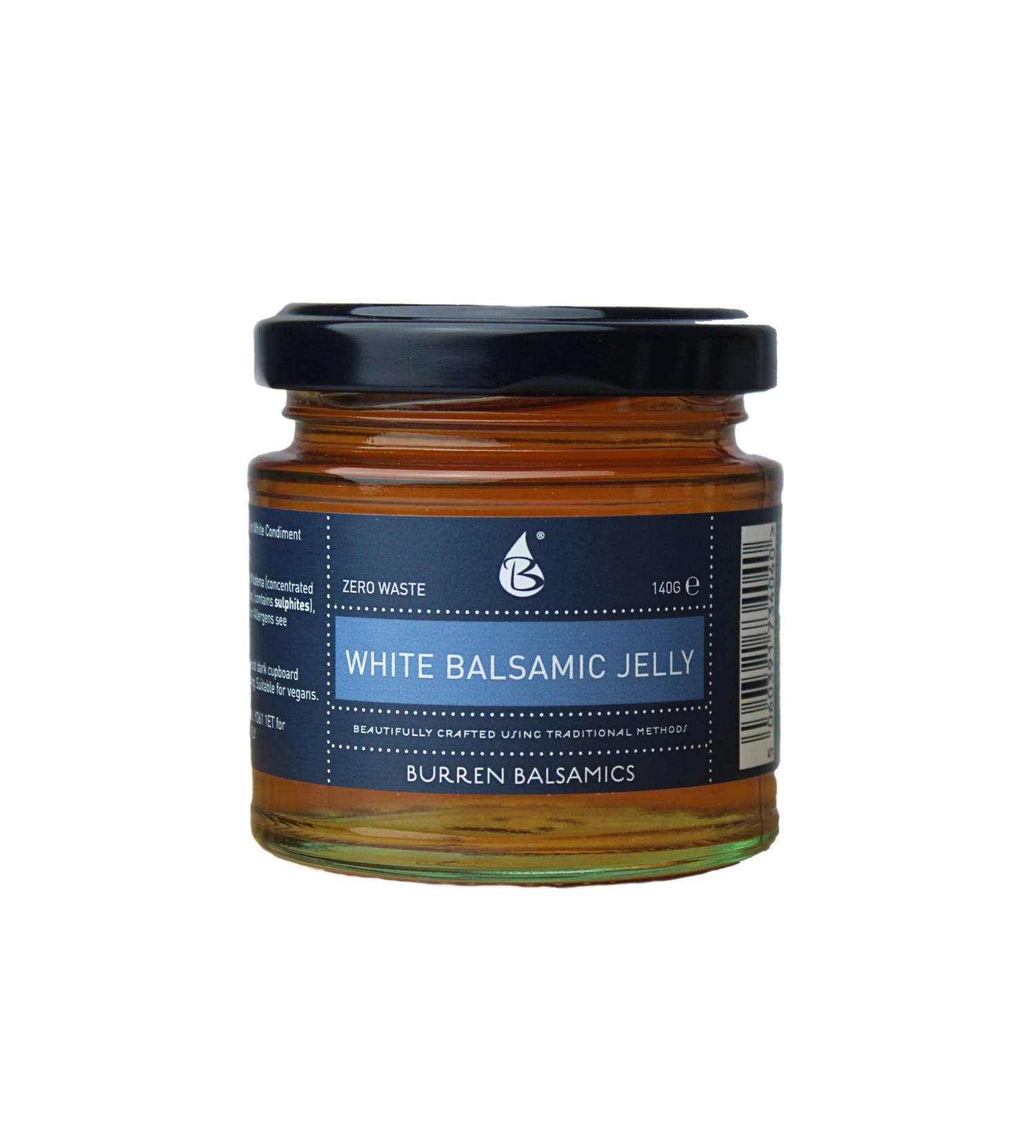 Burren Balsamics White Balsamic Jelly 140g - Gourmet Italian Condiment - Buy Online on GoSupps.com