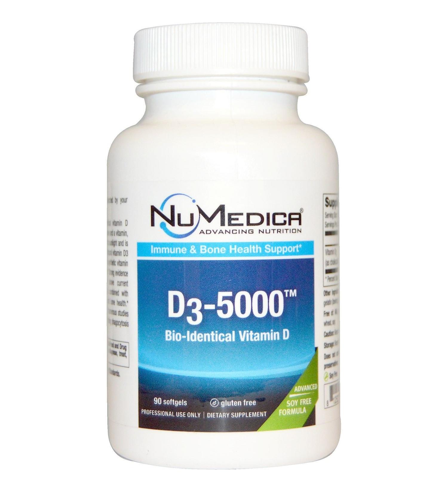 D3 5000 Iu Soy Free 90 Softgels Standard Packaging
