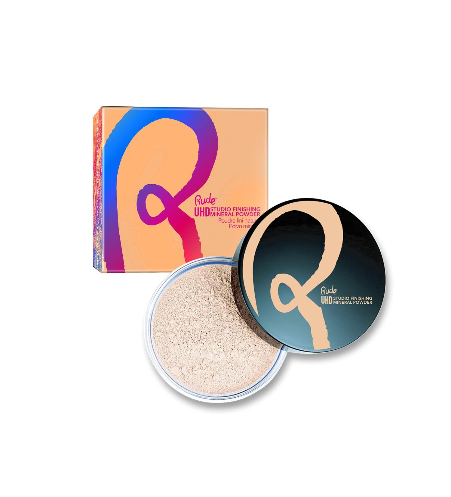 RUDE Ultra HD Studio Finishing 100% Mineral Powder - Banana | Best International Shipping & Quality Makeup - Buy Online on GoSupps.com