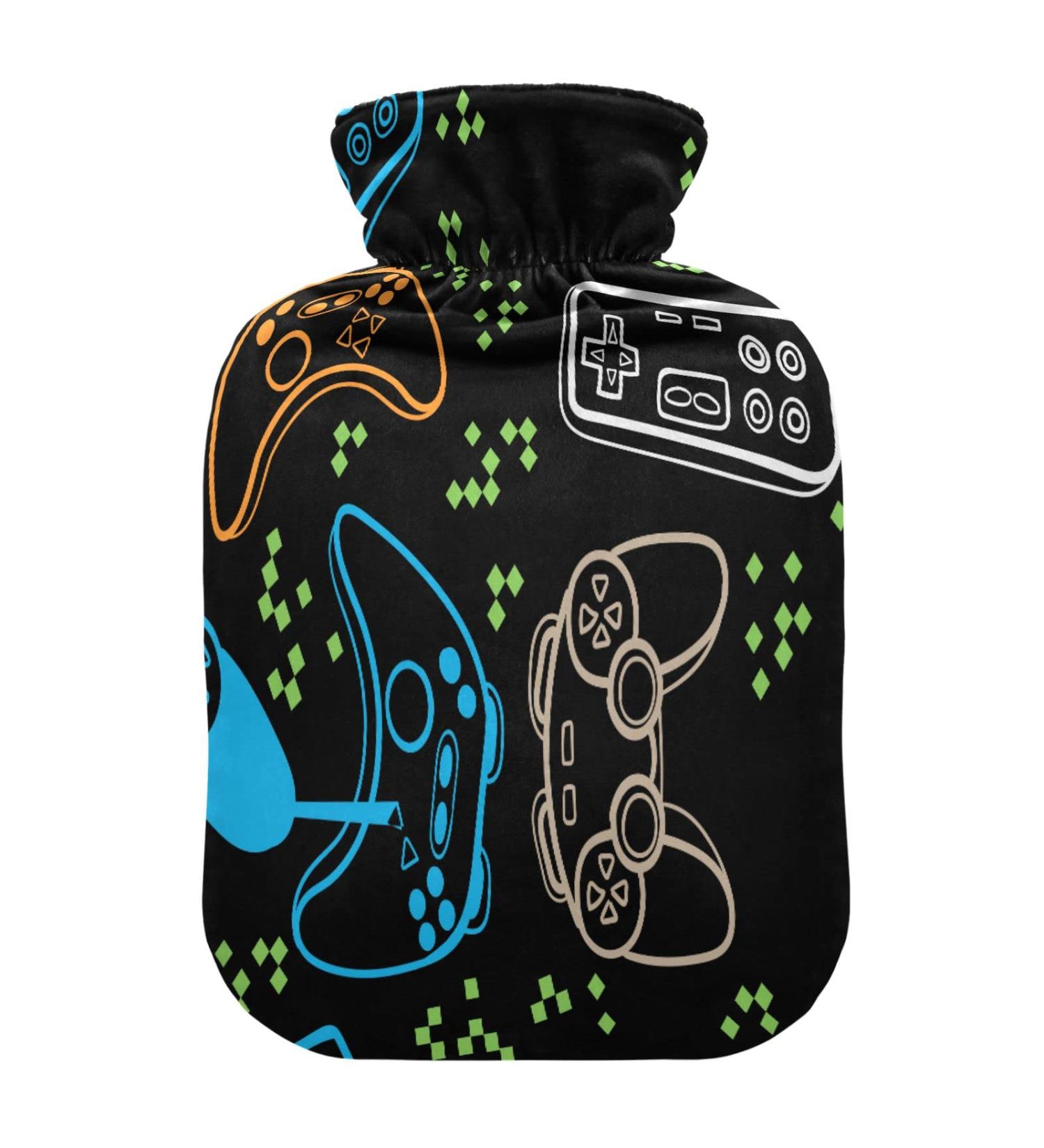 Light Pattern Joystick Hot Water Bottle 2L Pain Relief & Bed Warmer | Heat Bottles for Cramps & Comfort - Buy Online on GoSupps.com
