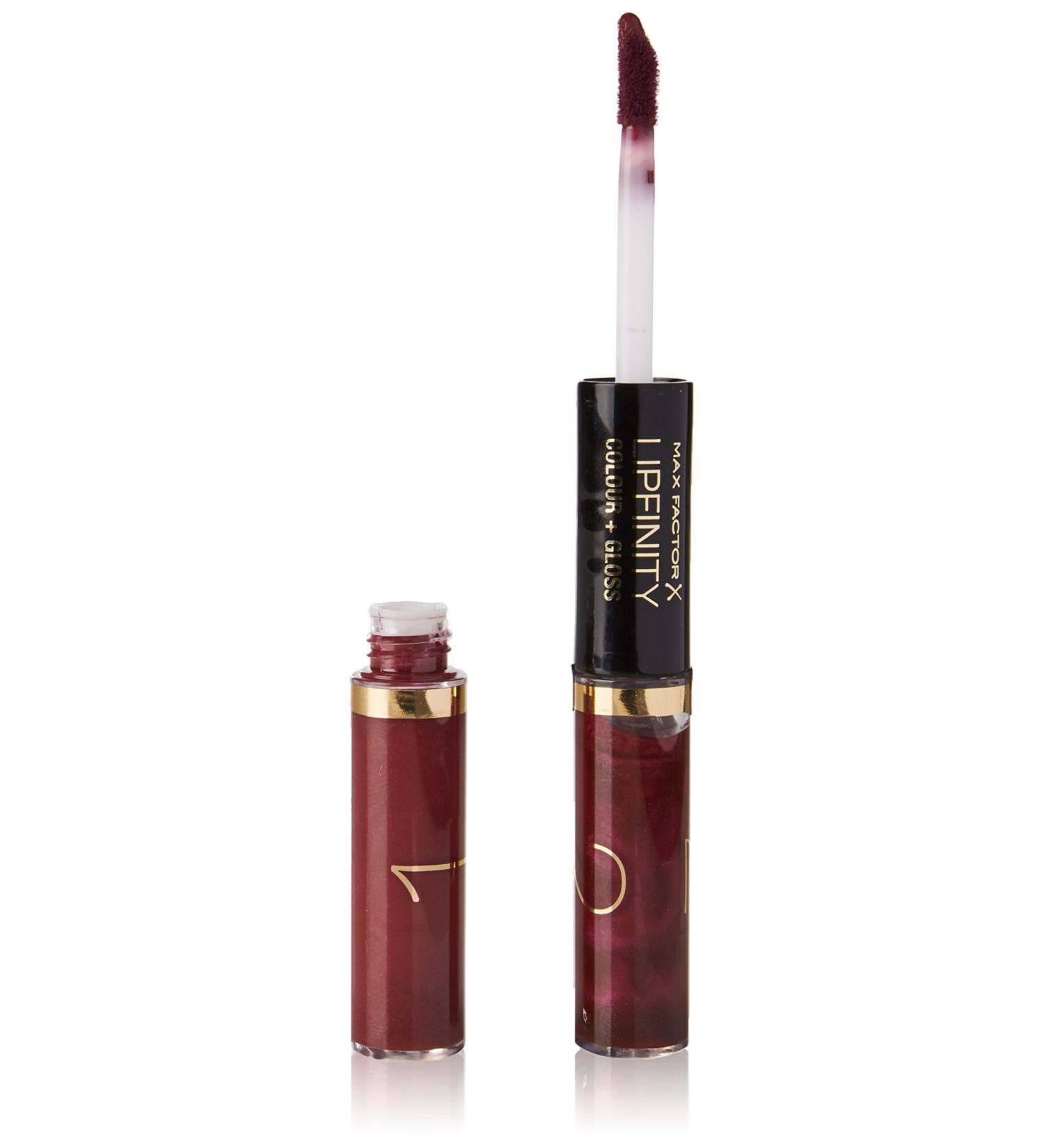 Max Factor LipFinity Color & Gloss Lipgloss - Tono 550 Ruby 6 ml | Long-Lasting Dual-Sided Shine for International Shipping - Buy Online on GoSupps.com