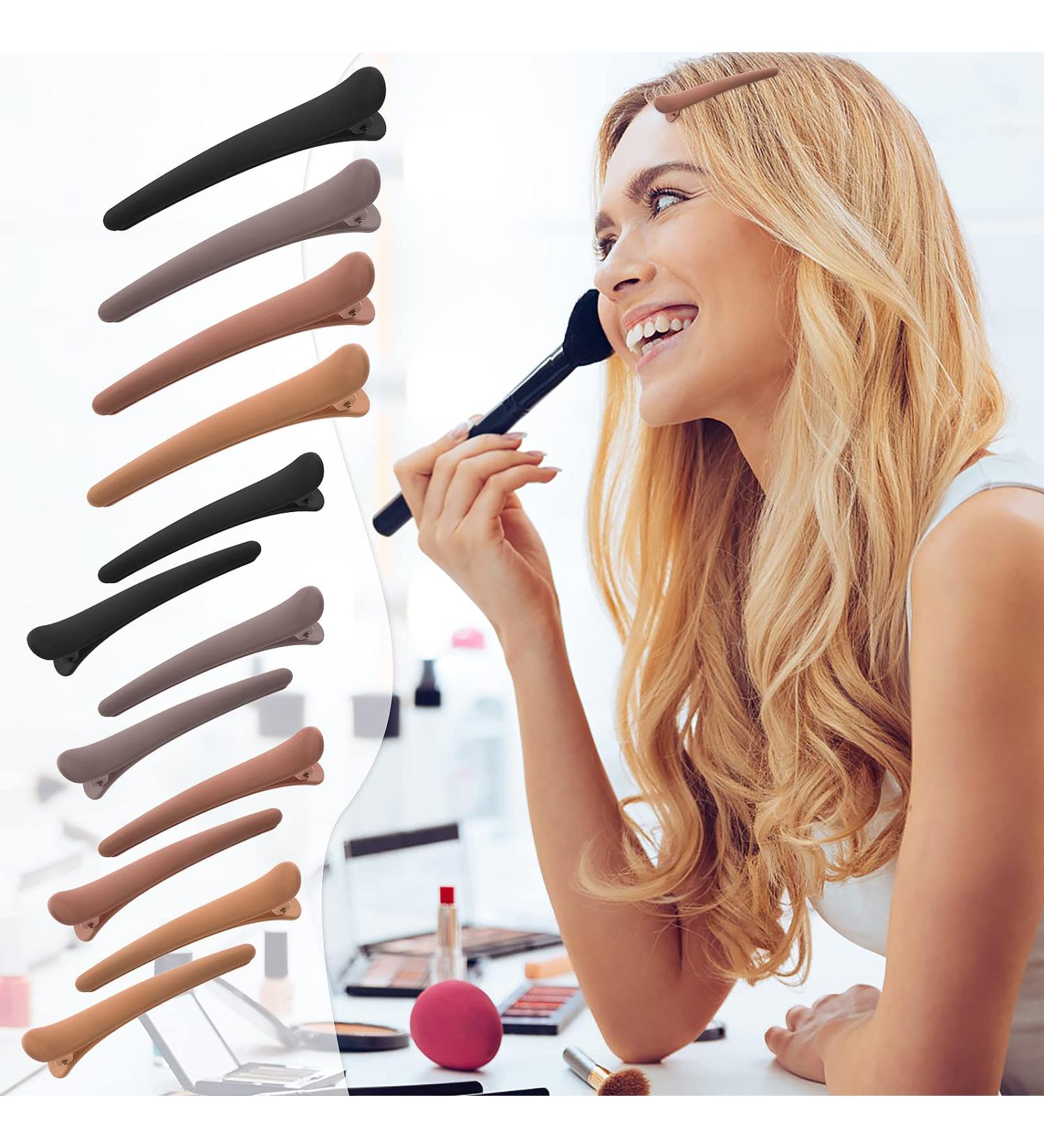 Lusofie 12 Pcs Non-Slip Duck Billed Hair Clips - Hair Styling Accessories for Women and Girls - Buy Online on GoSupps.com