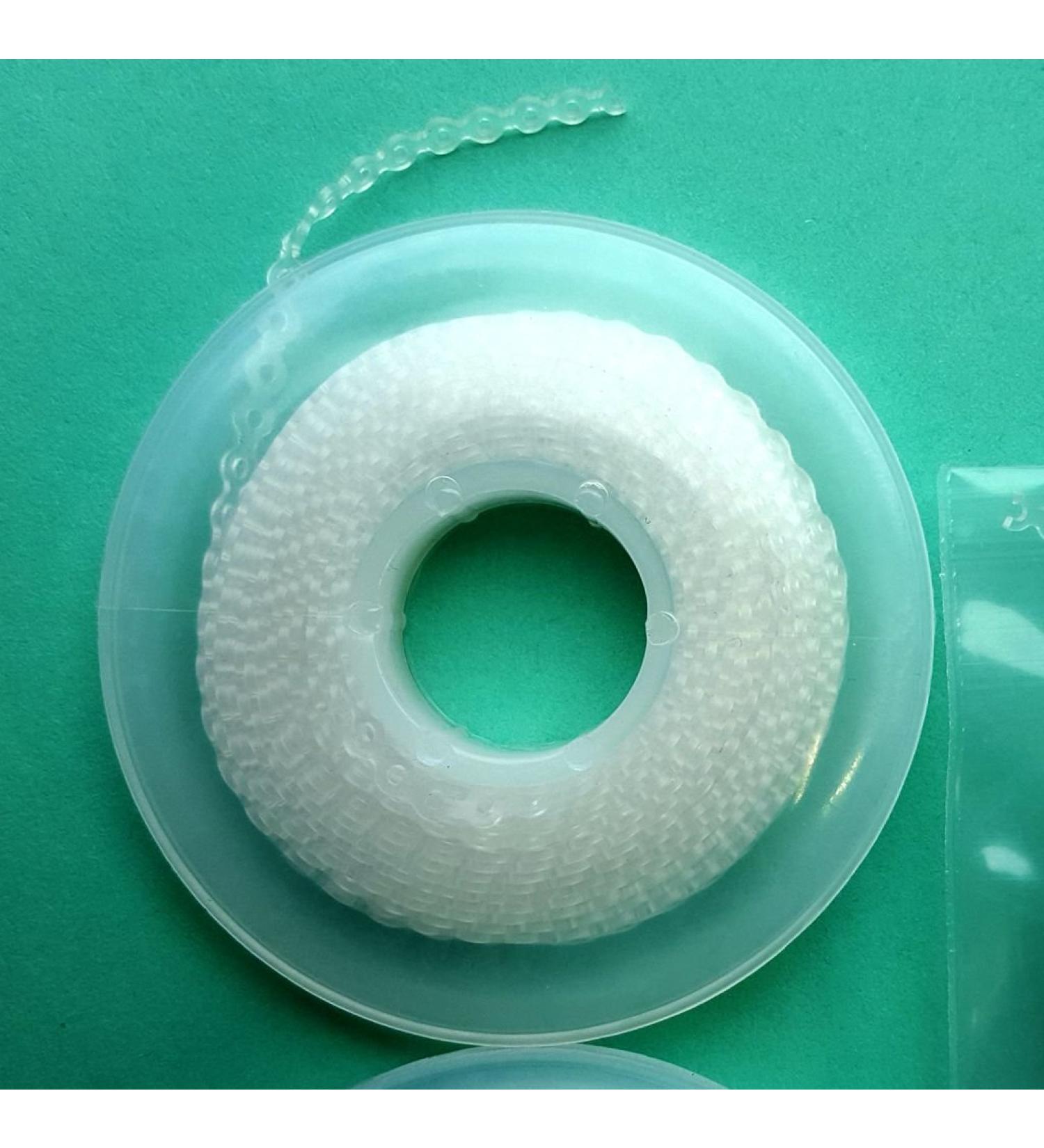 Dental Orthodontic Material Dental Latex Elastics Power Chain orthodontic elastic power chain transparent short filaments elastic rubber band - power chain short filament