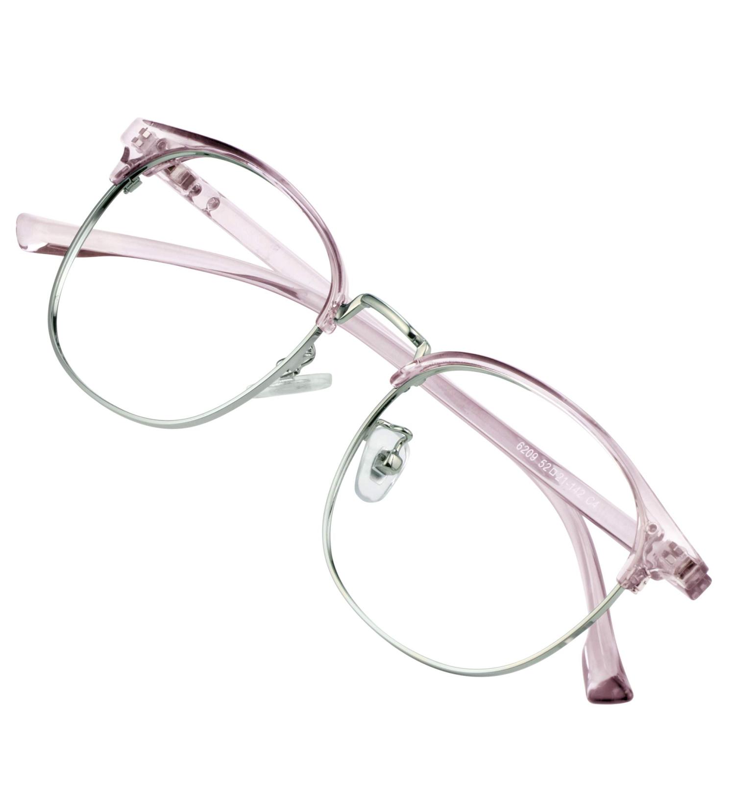 Vision Global Blue Light Blocker Glasses for Reading | Clear Pink 2.5x - Reduce Eye Strain & Fatigue | International Shipping Available - Buy Online on GoSupps.com